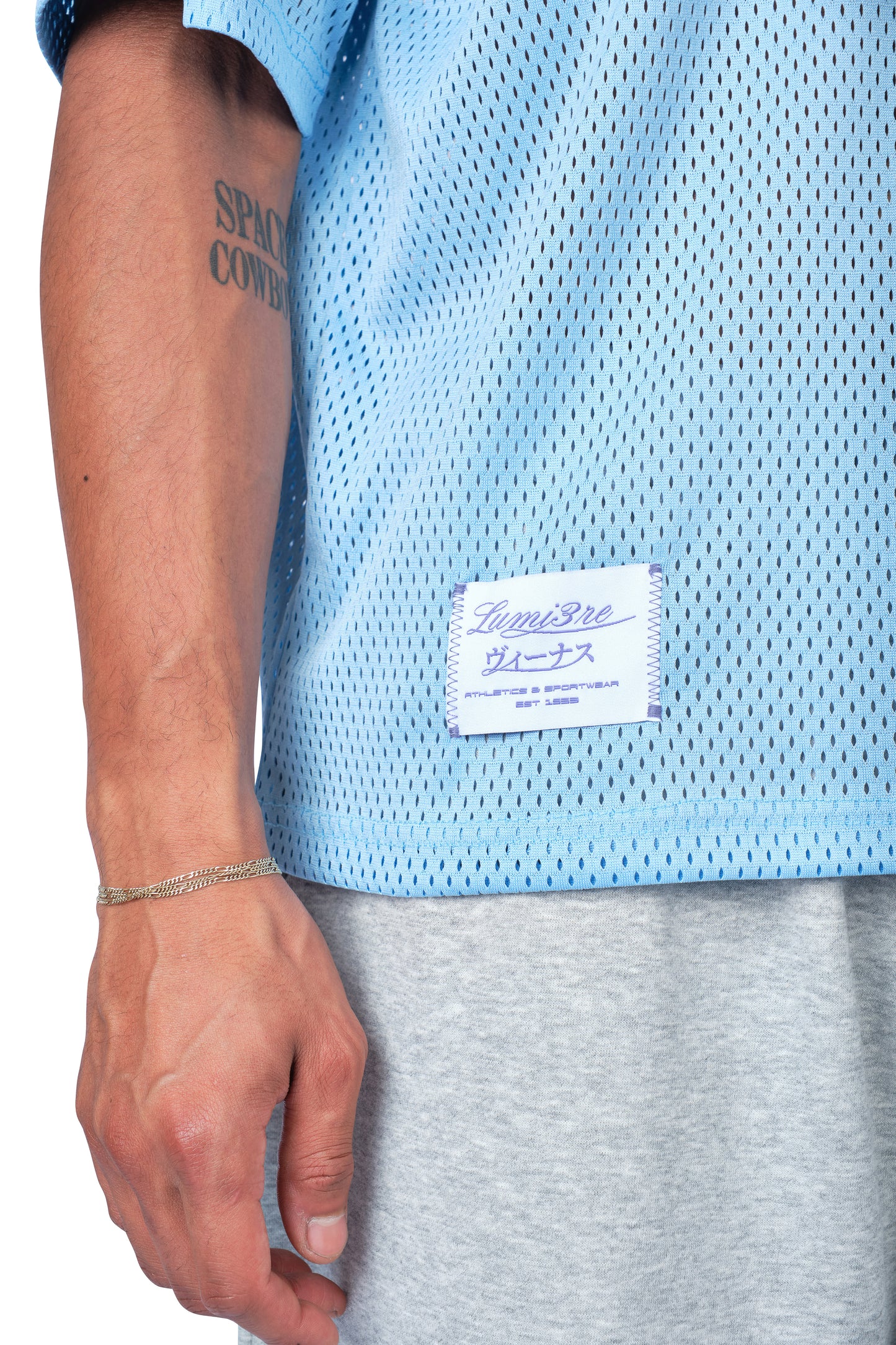 Mesh 3 Jersey Baby Blue