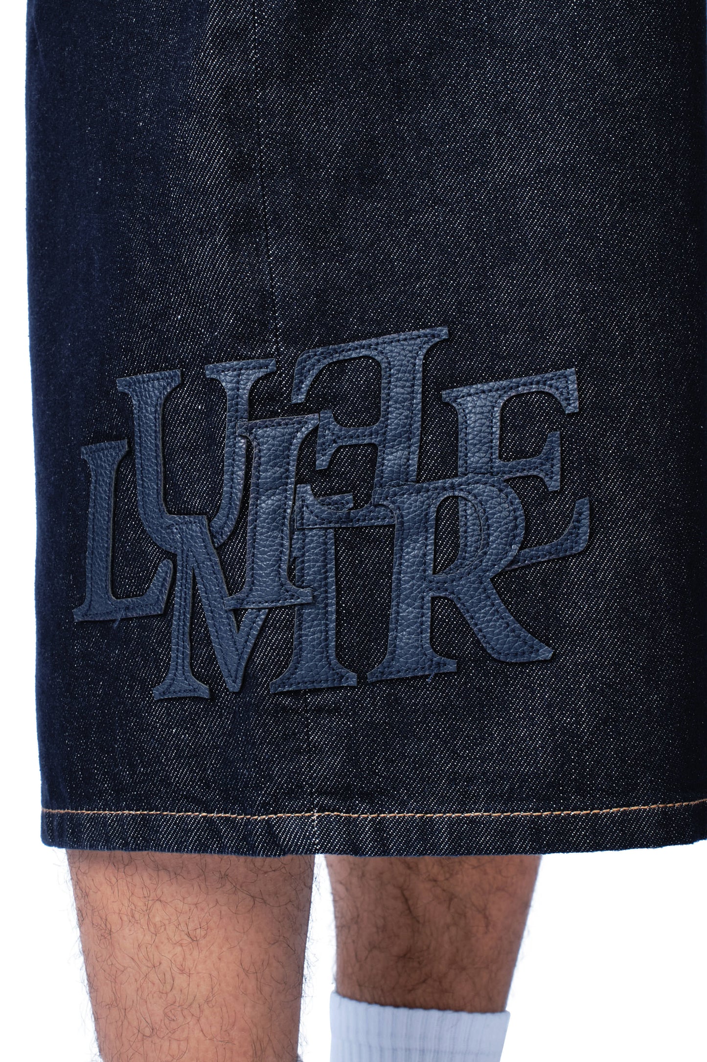 Raw Denim Patch Jorts