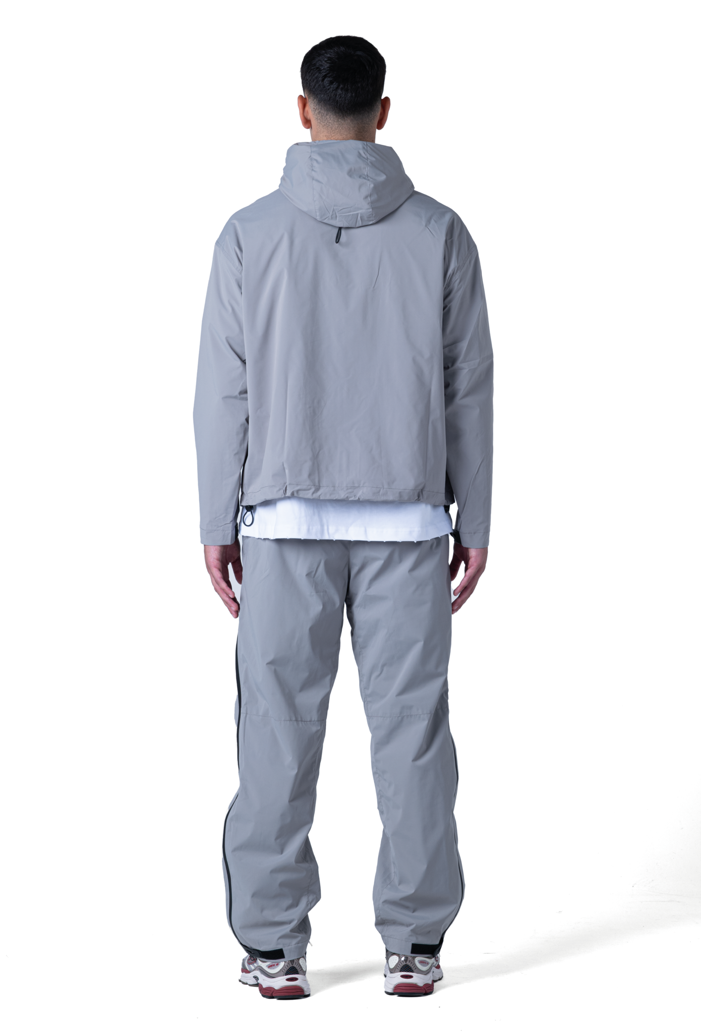Lumi-Tex Contrast Zipper Jacket Grey
