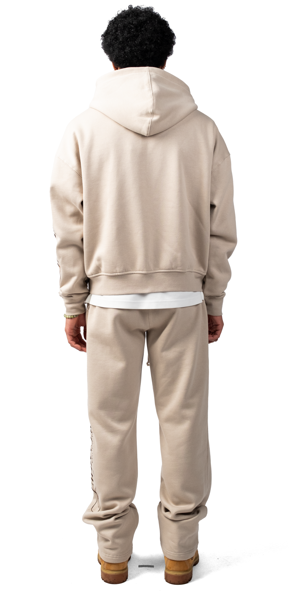 Lumi3re Toujours Brown Zipper Tracksuit