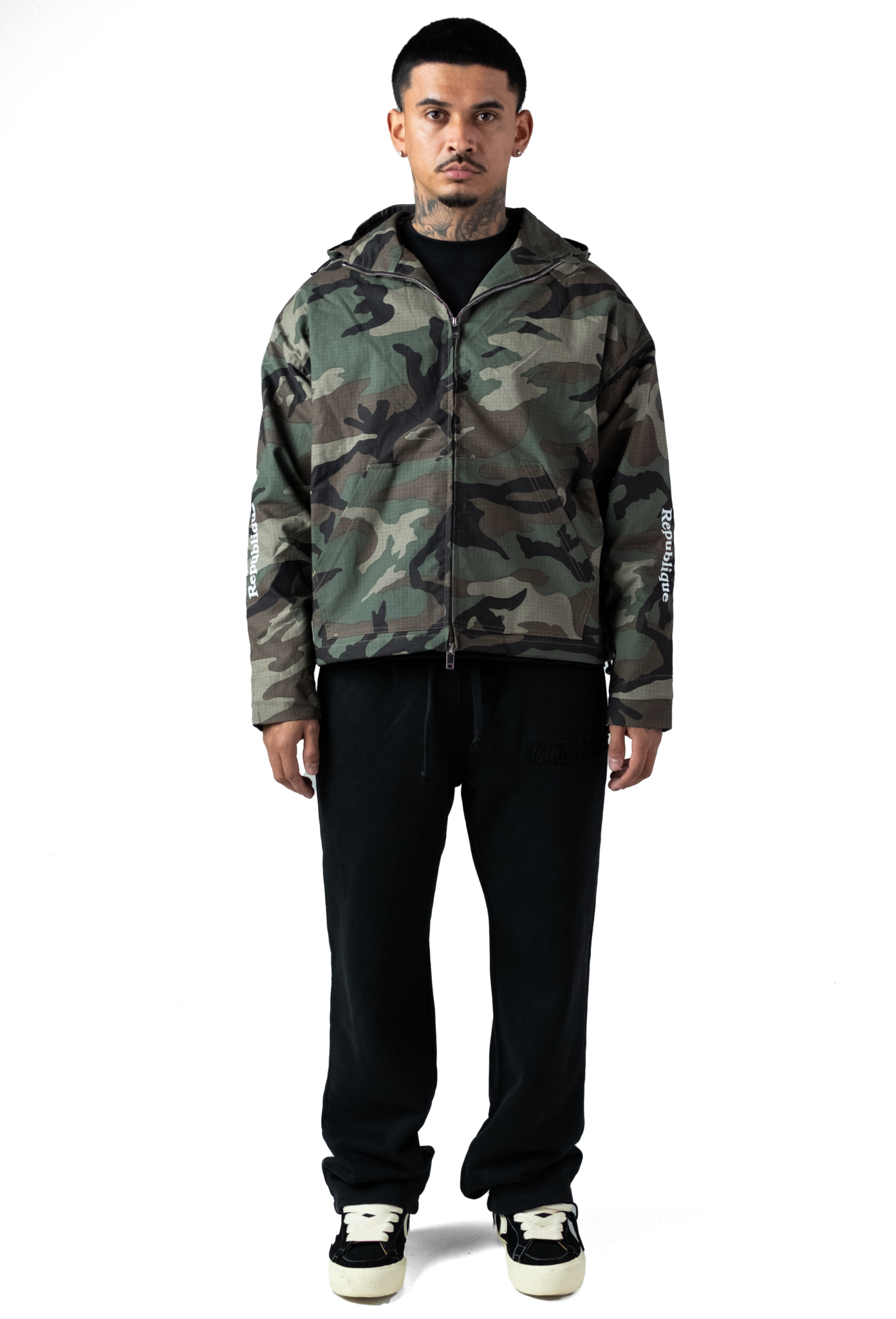 Republique Camo Windbreaker