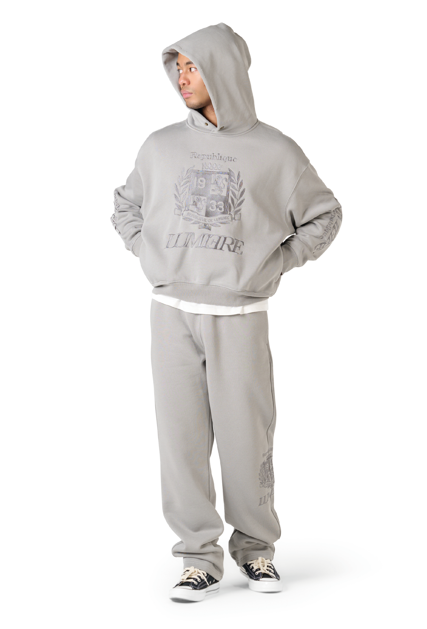 Republique Washed Tracksuit Grey