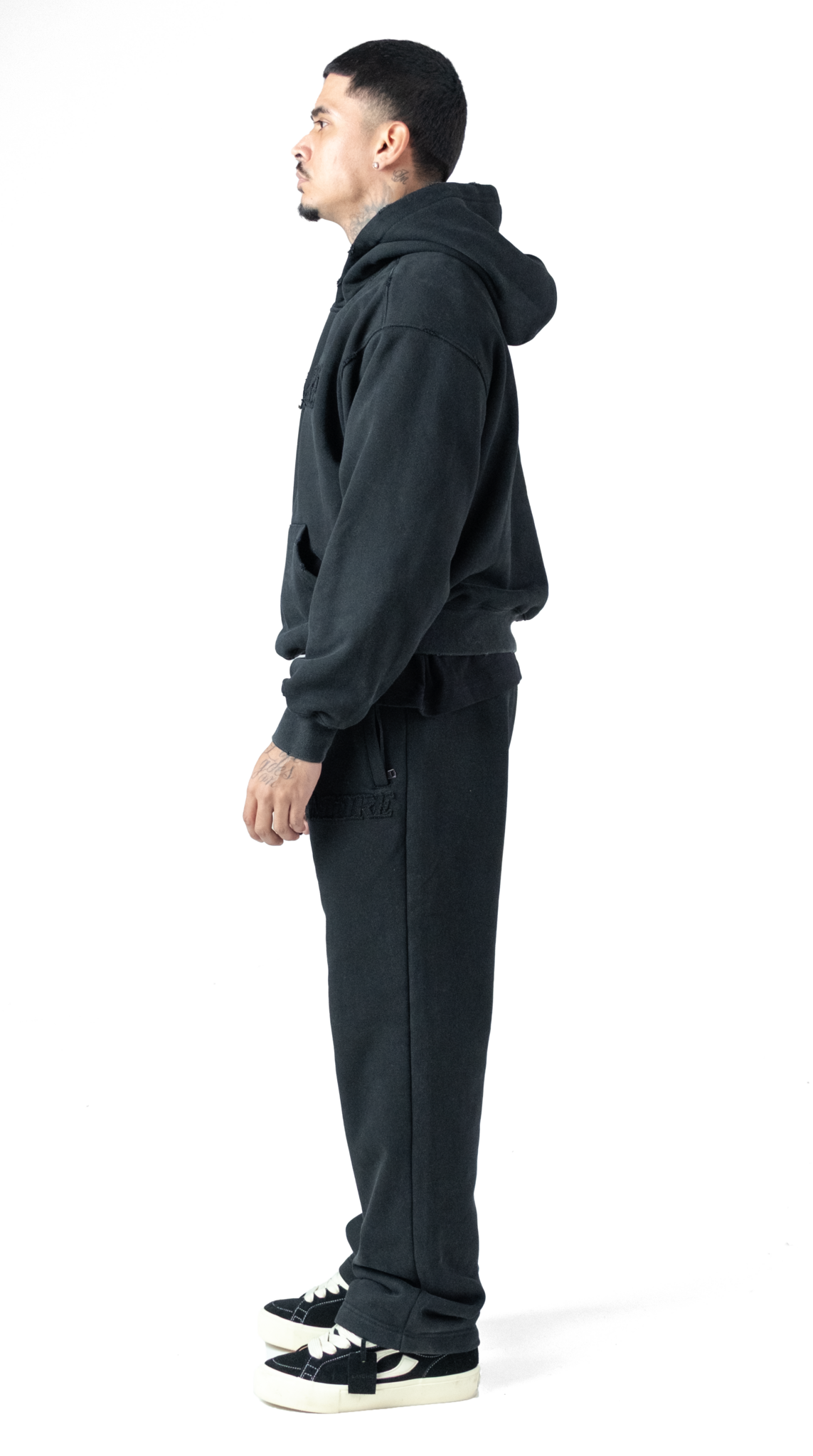 Washed Black Lumi3re Logo Tracksuit