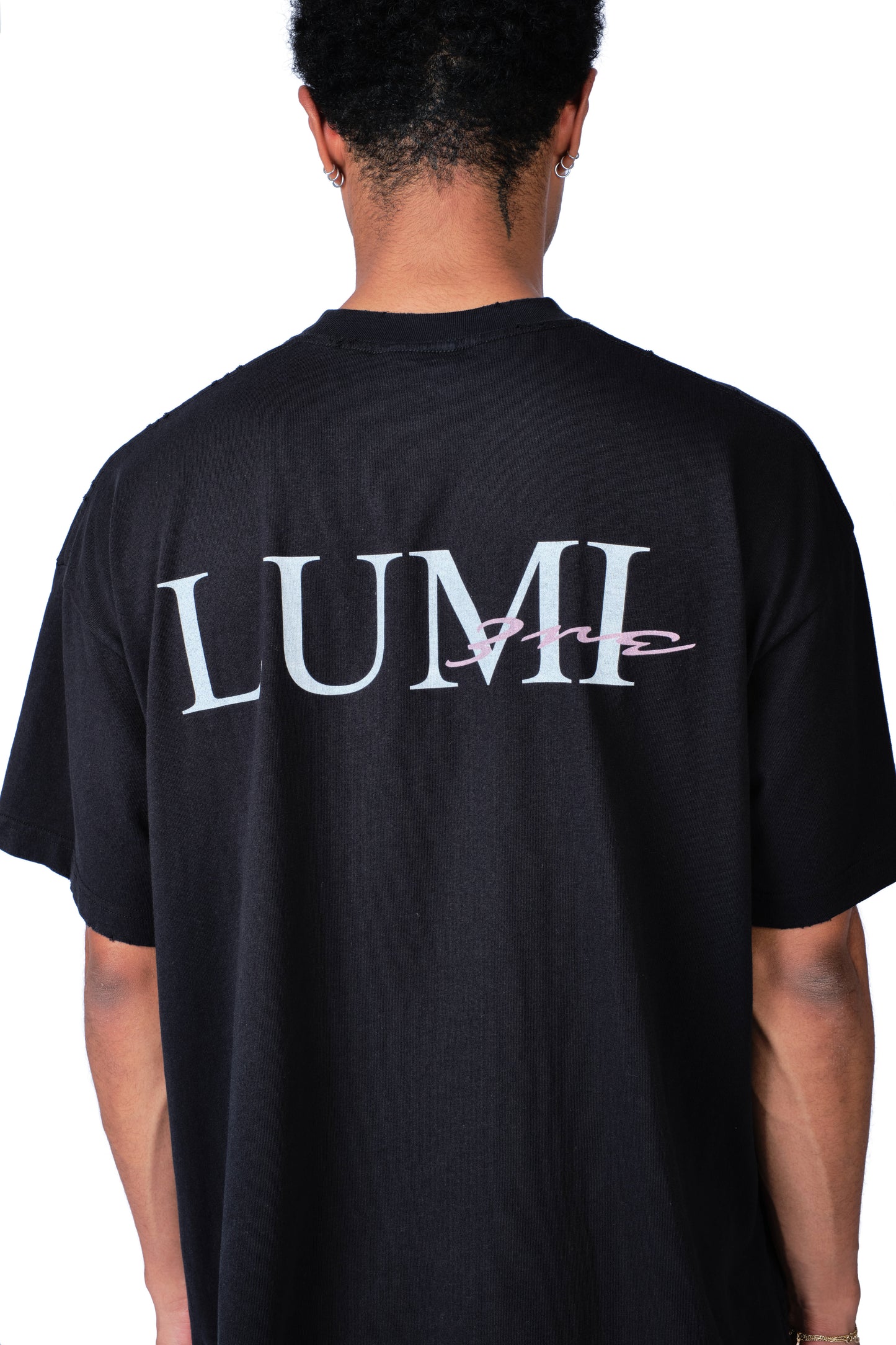 Burning Car T-shirt Washed Black