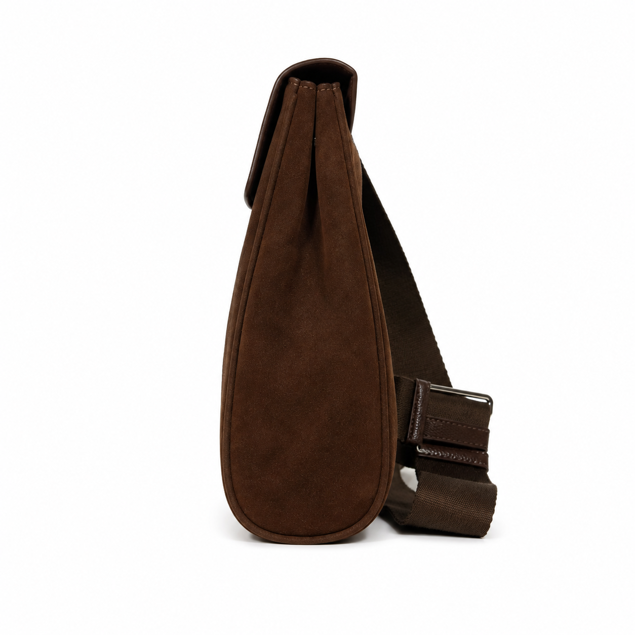 The Patch Sling Bag Dark Brown