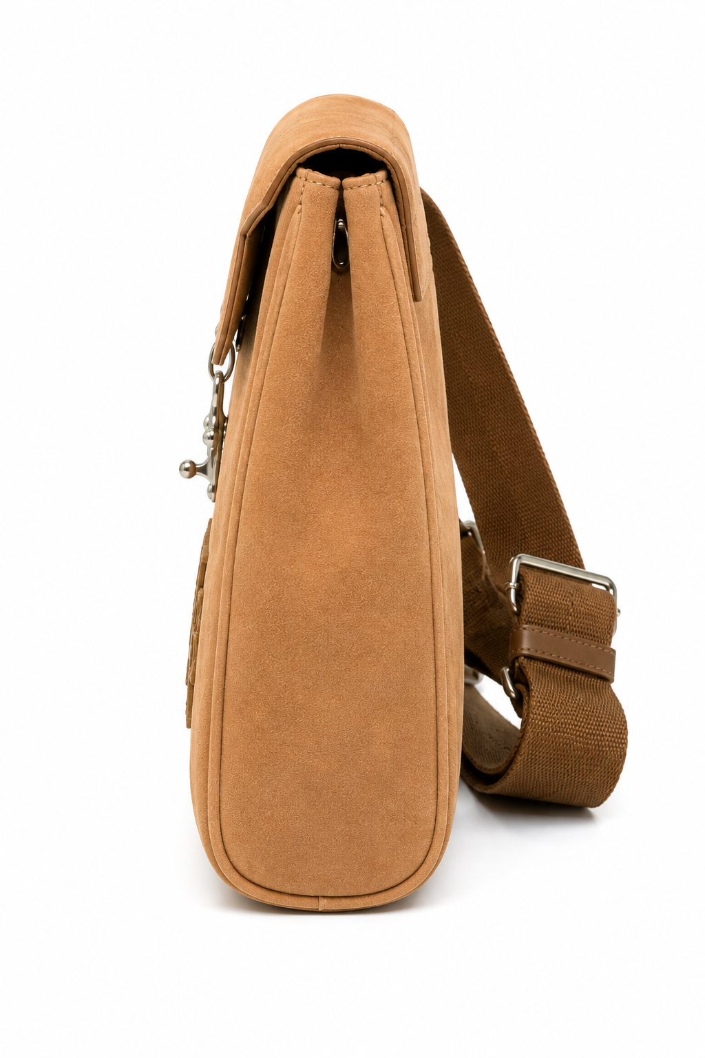 The Patch Sling Bag Light Brown
