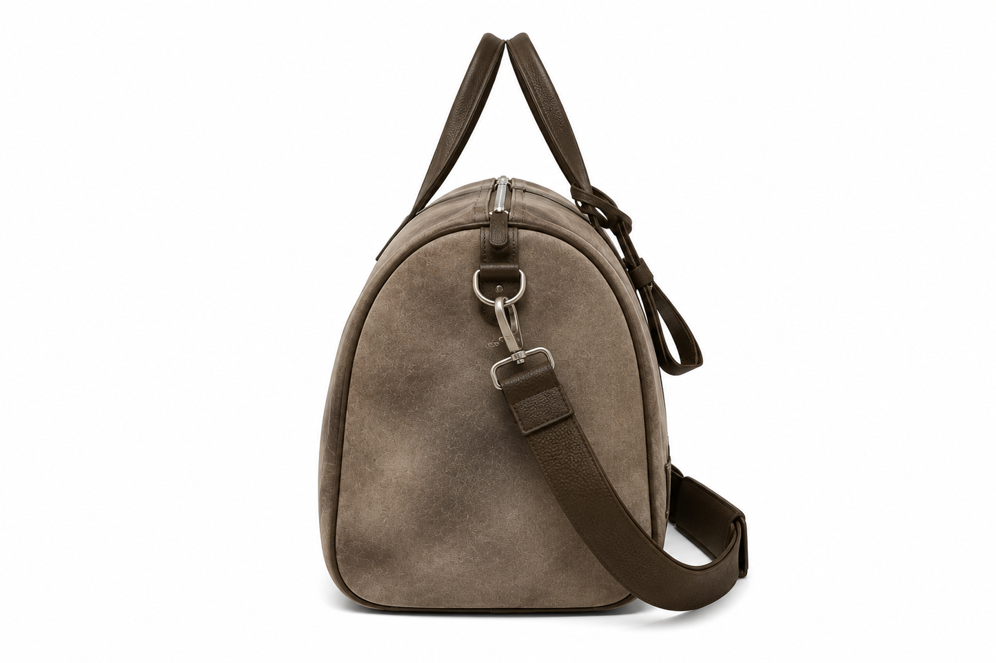 The Suede Patch Duffle Bag Light Brown