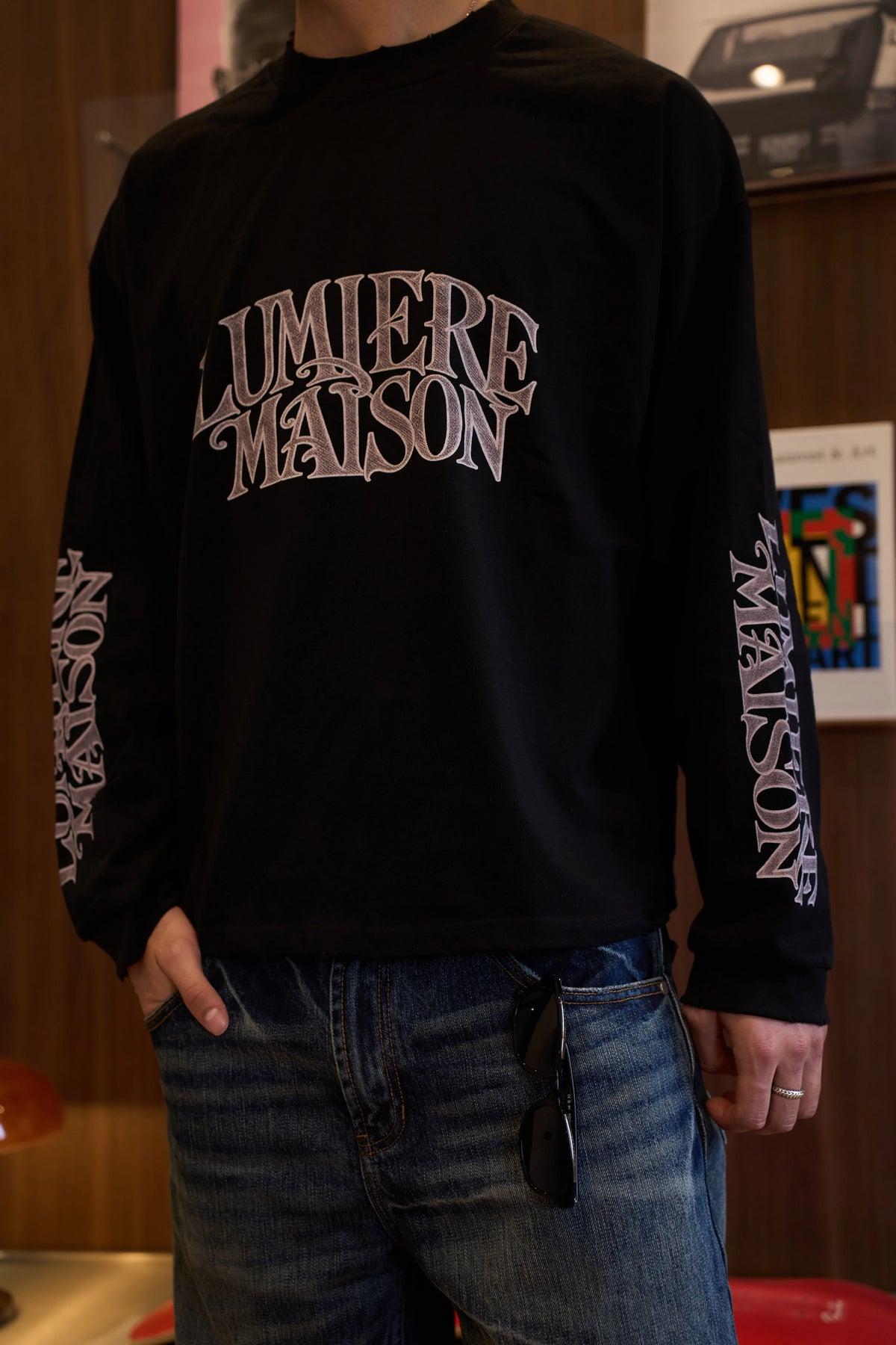 Lumiere Maison Longsleeve Black