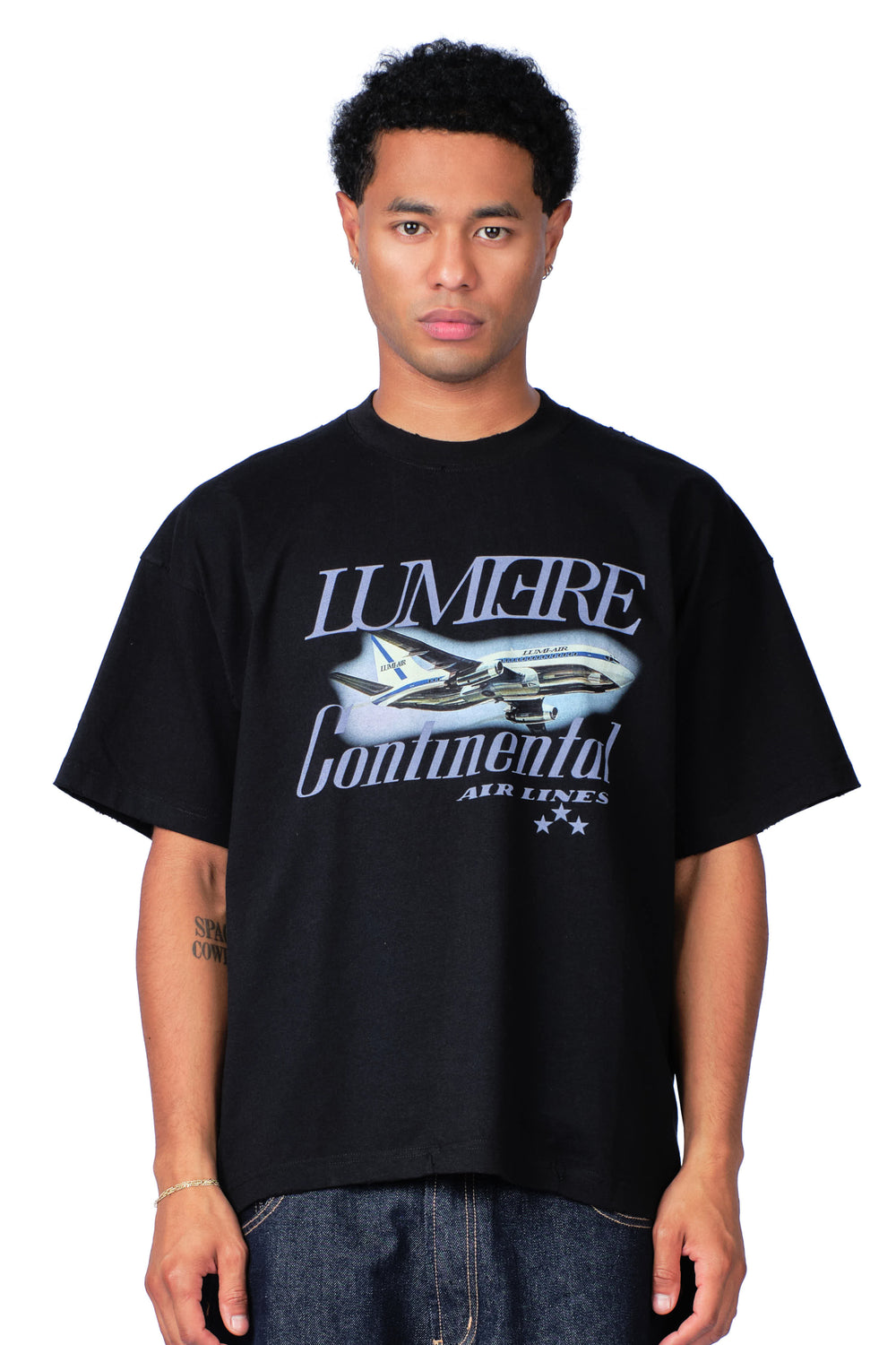Continental Airlines T-shirt Black