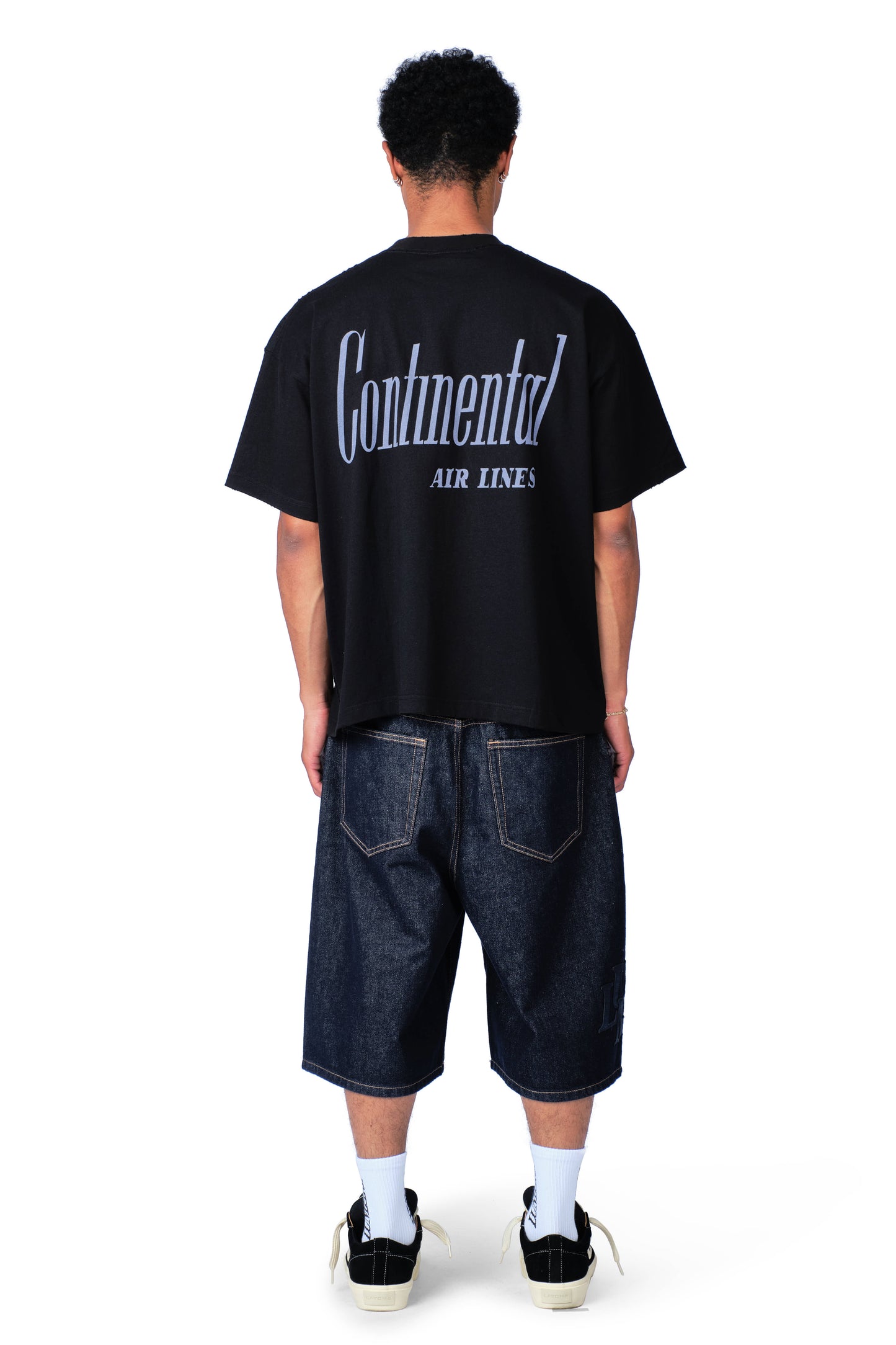 Continental Airlines T-shirt Black