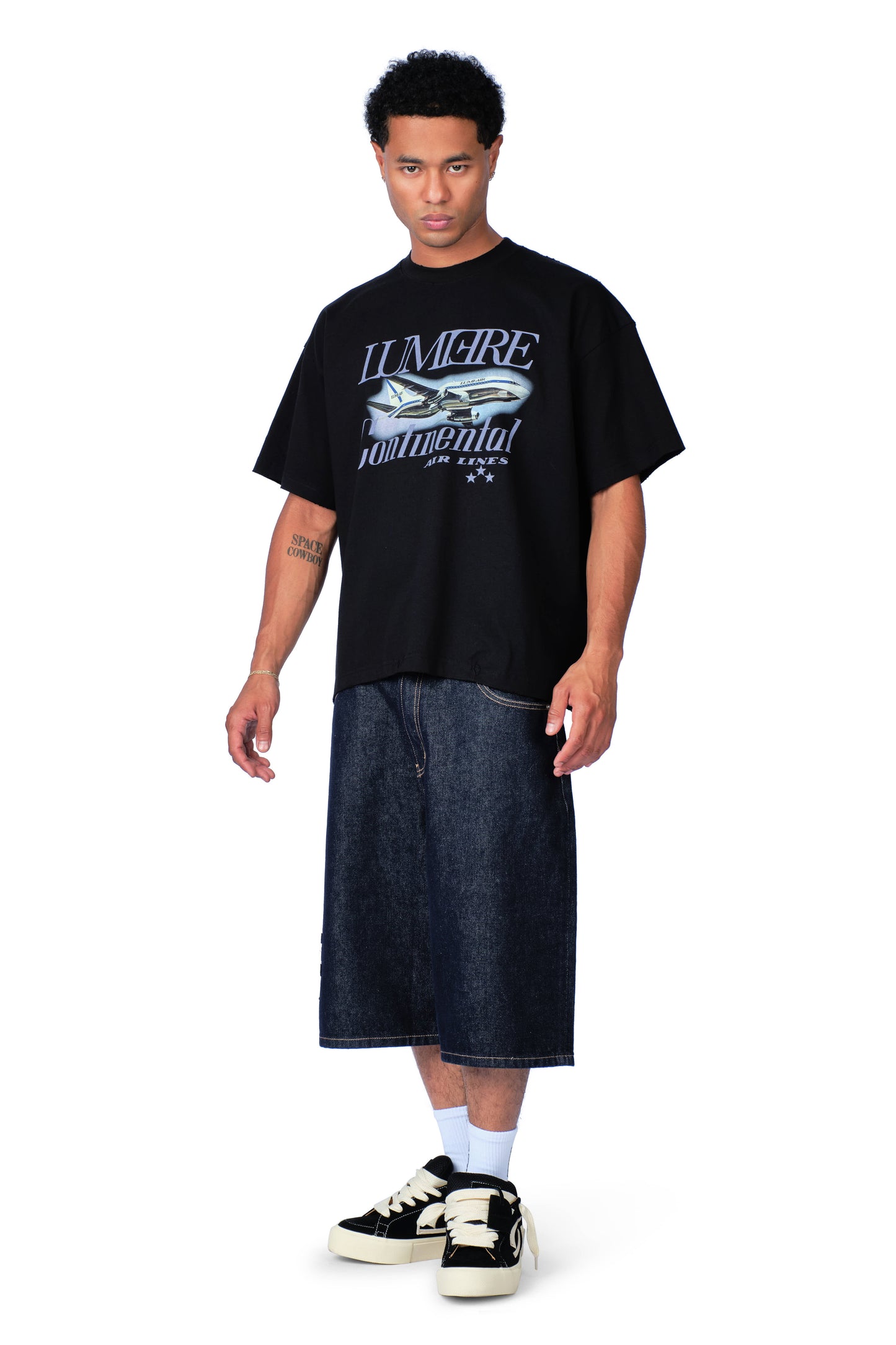 Continental Airlines T-shirt Black