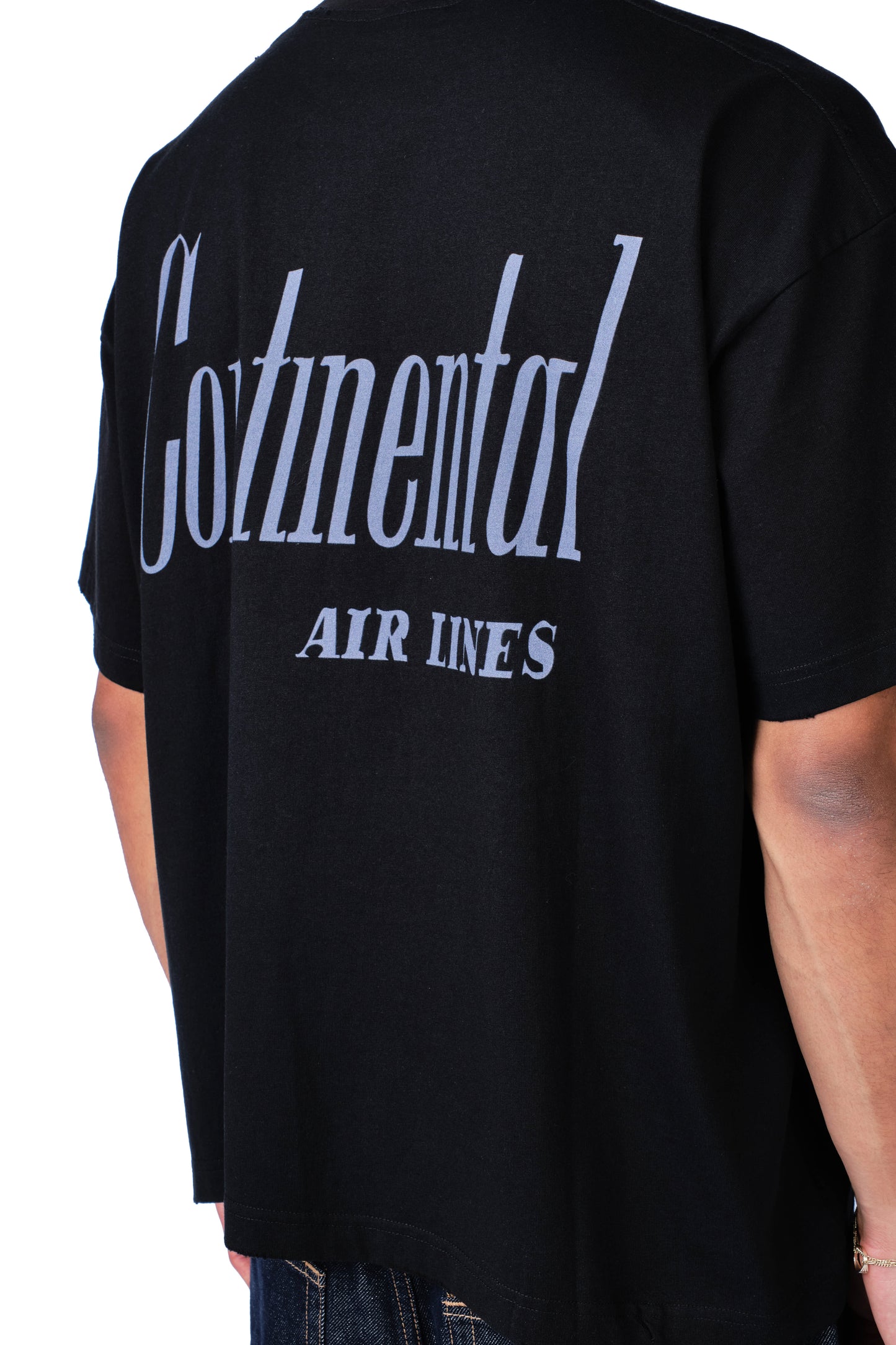 Continental Airlines T-shirt Black