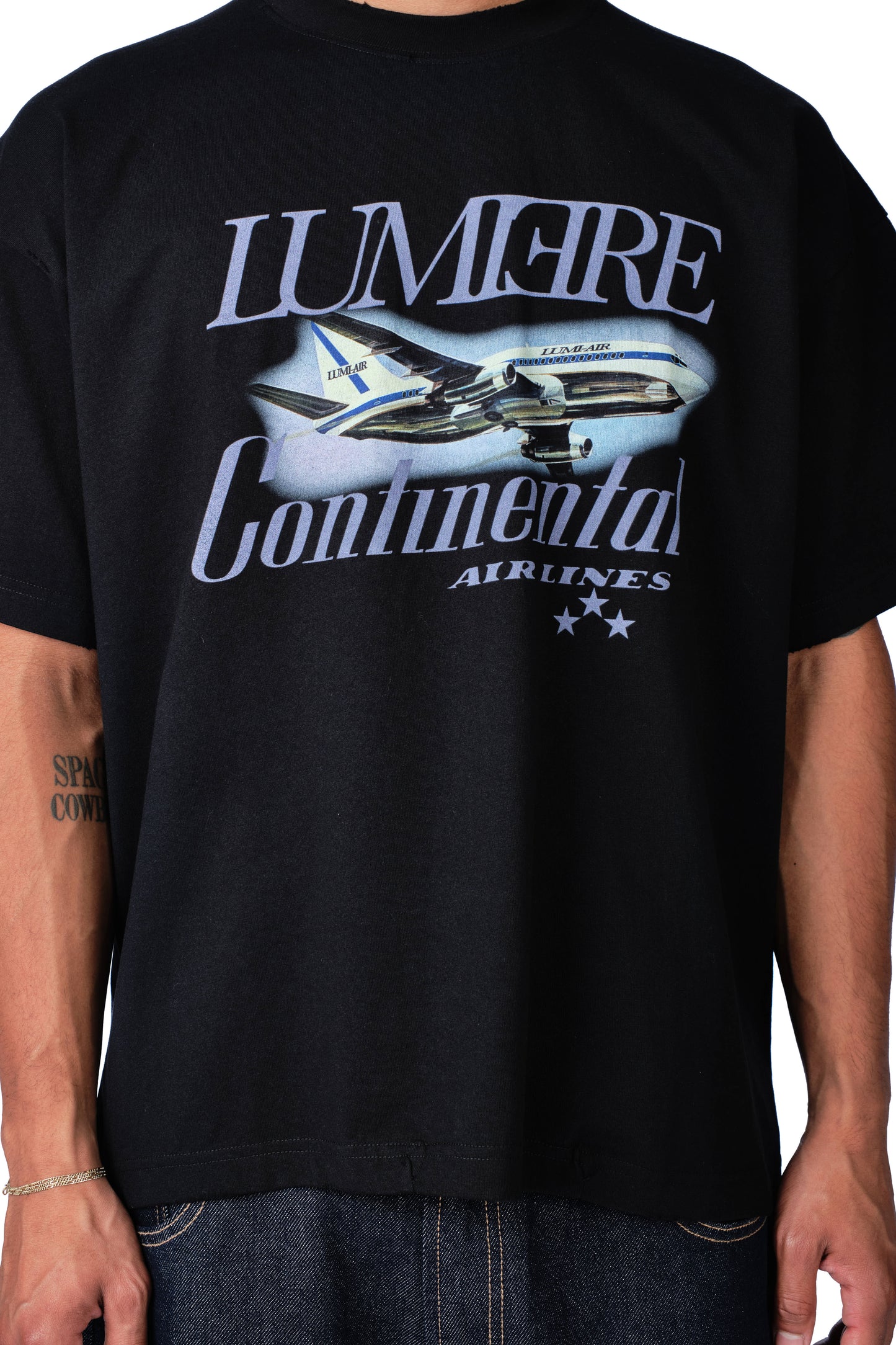 Continental Airlines T-shirt Black