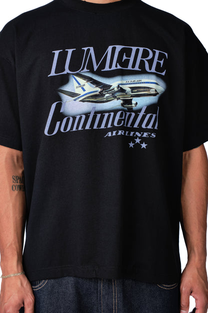 Continental Airlines T-shirt Black