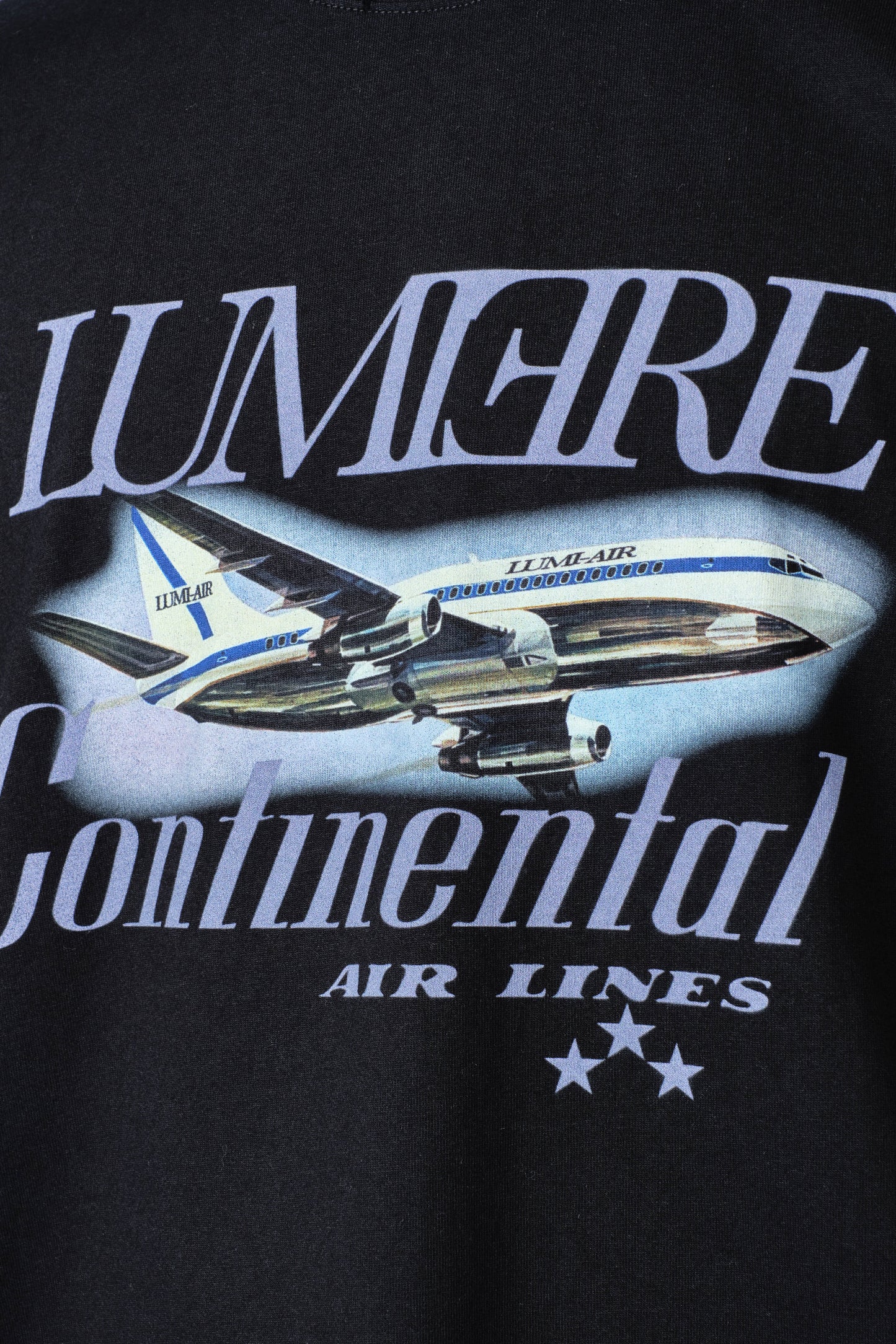 Continental Airlines T-shirt Black
