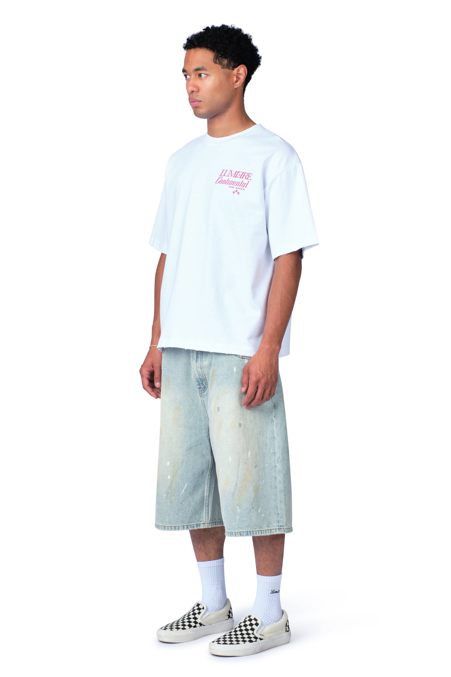 Lumi3re Continental Airlines T-shirt White