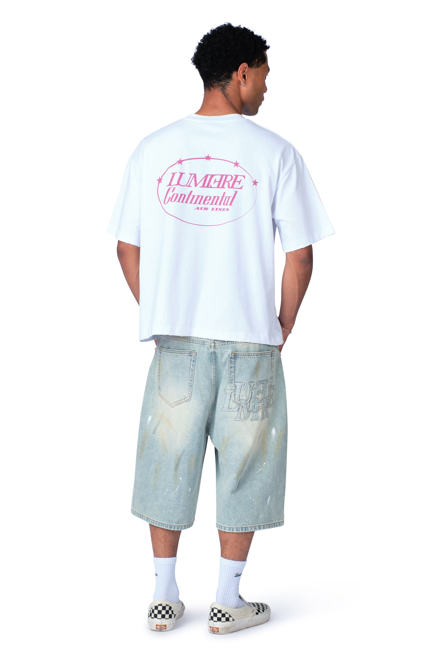 Lumi3re Continental Airlines T-shirt White
