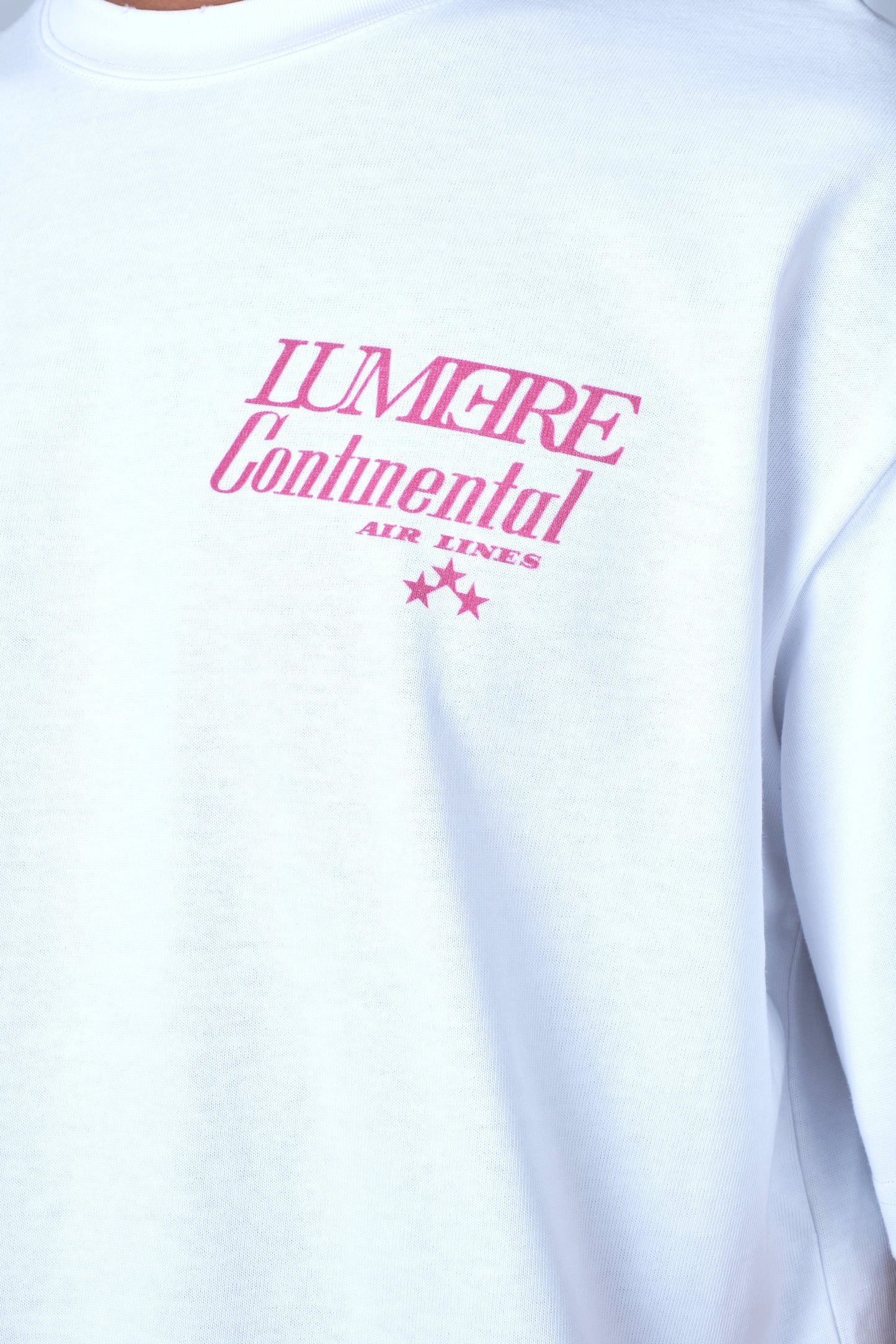 Lumi3re Continental Airlines T-shirt White