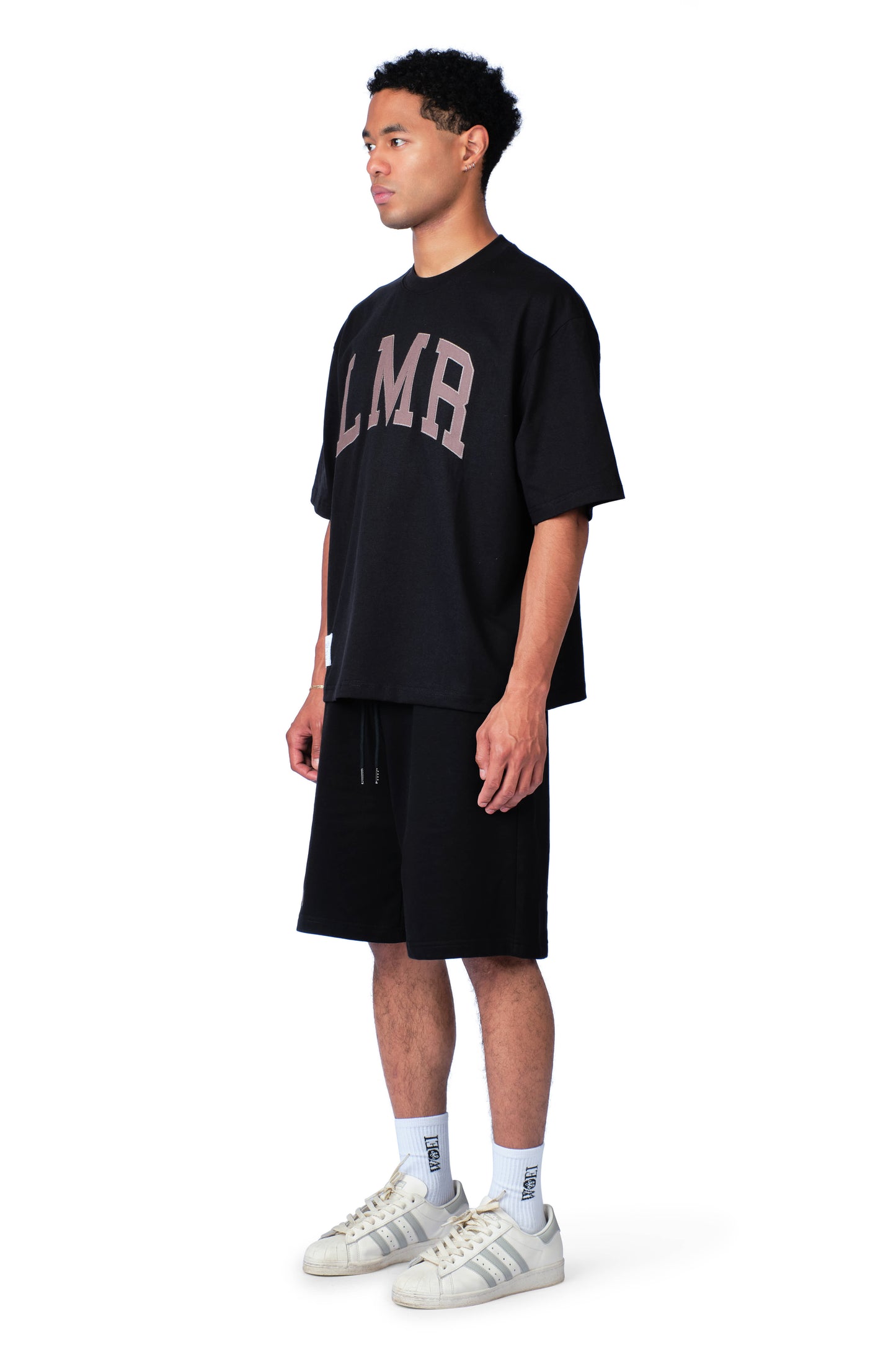 LMR College T-shirt Washed Black