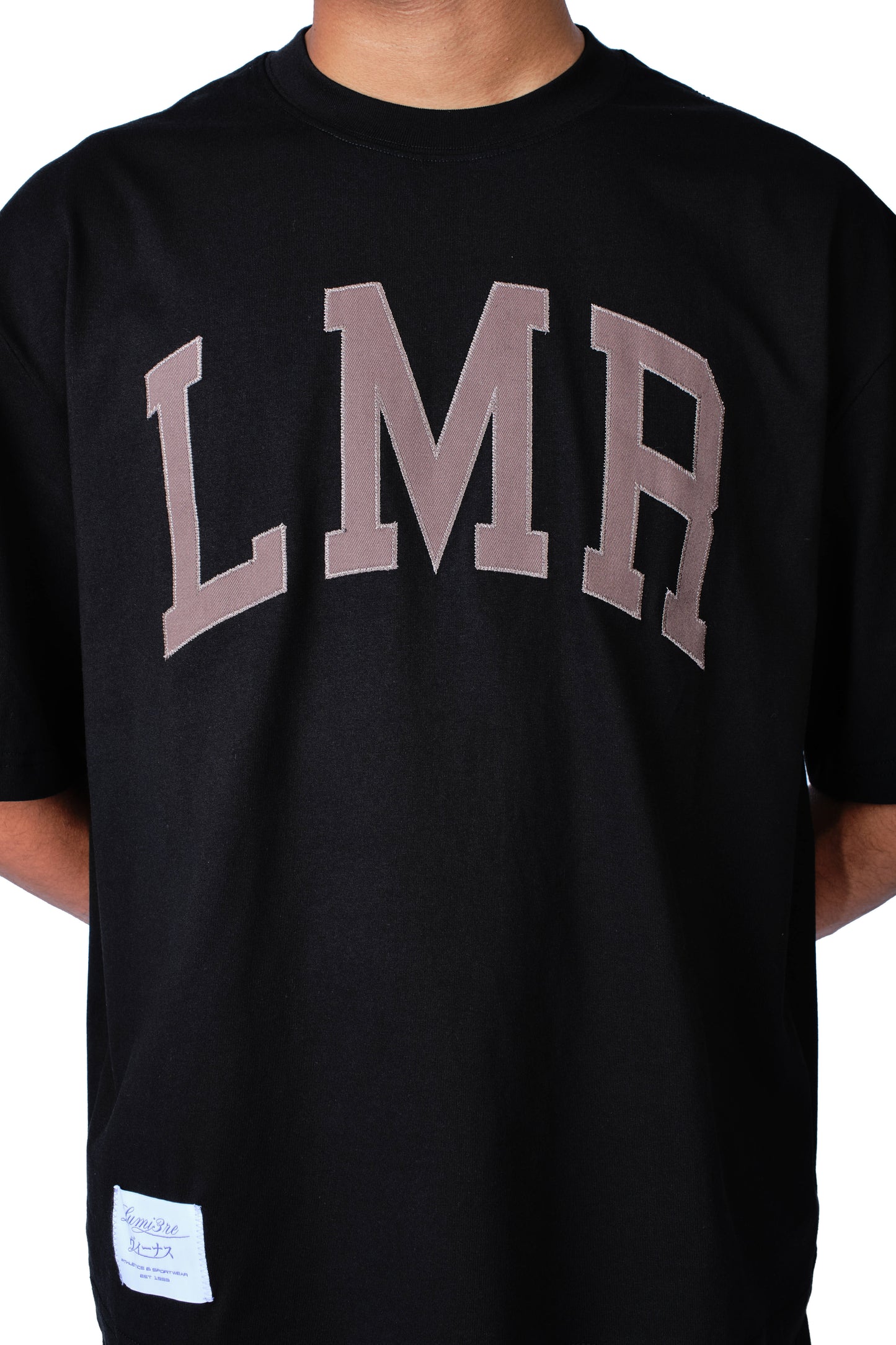 LMR College T-shirt Washed Black