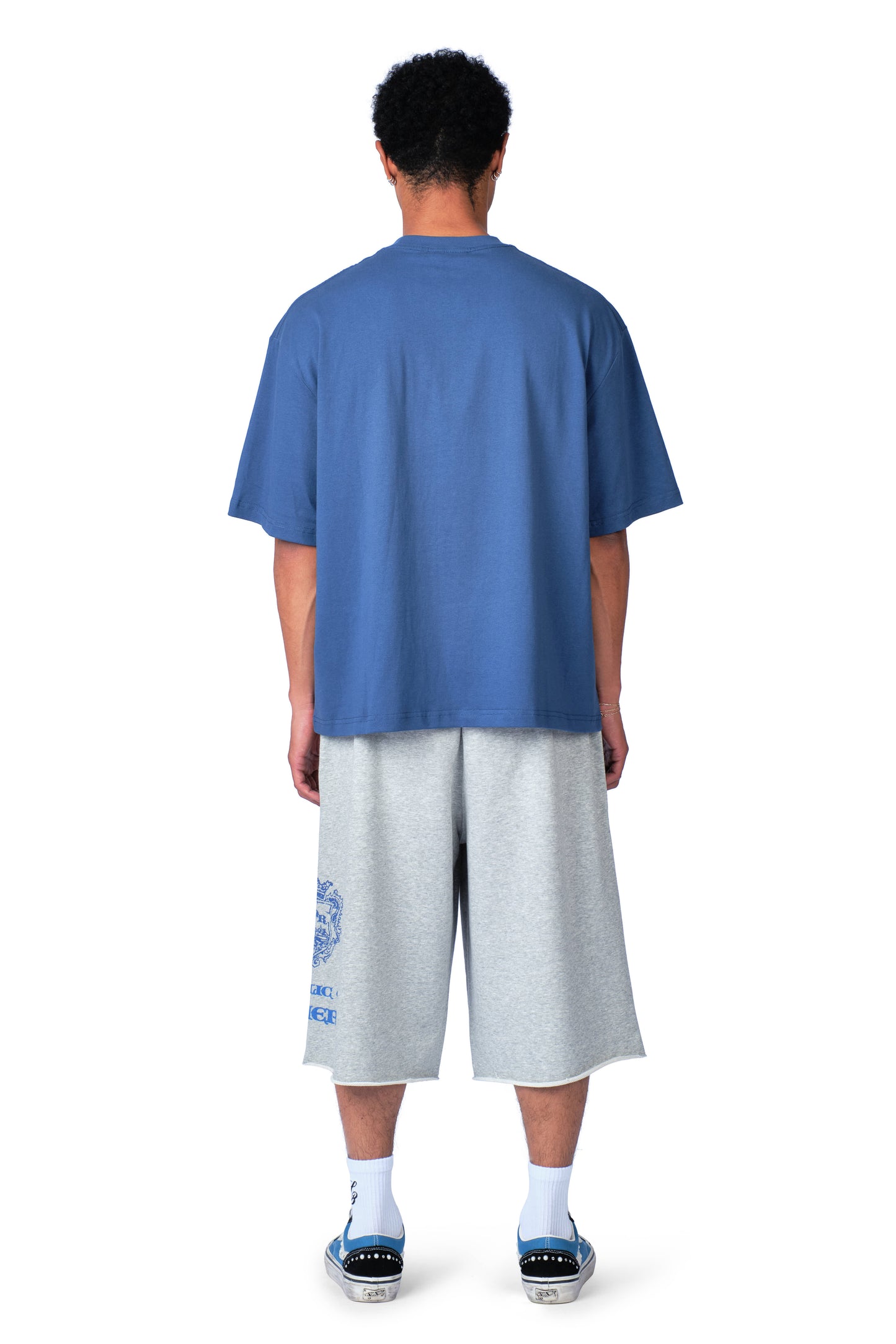 LMR College T-shirt Washed Blue