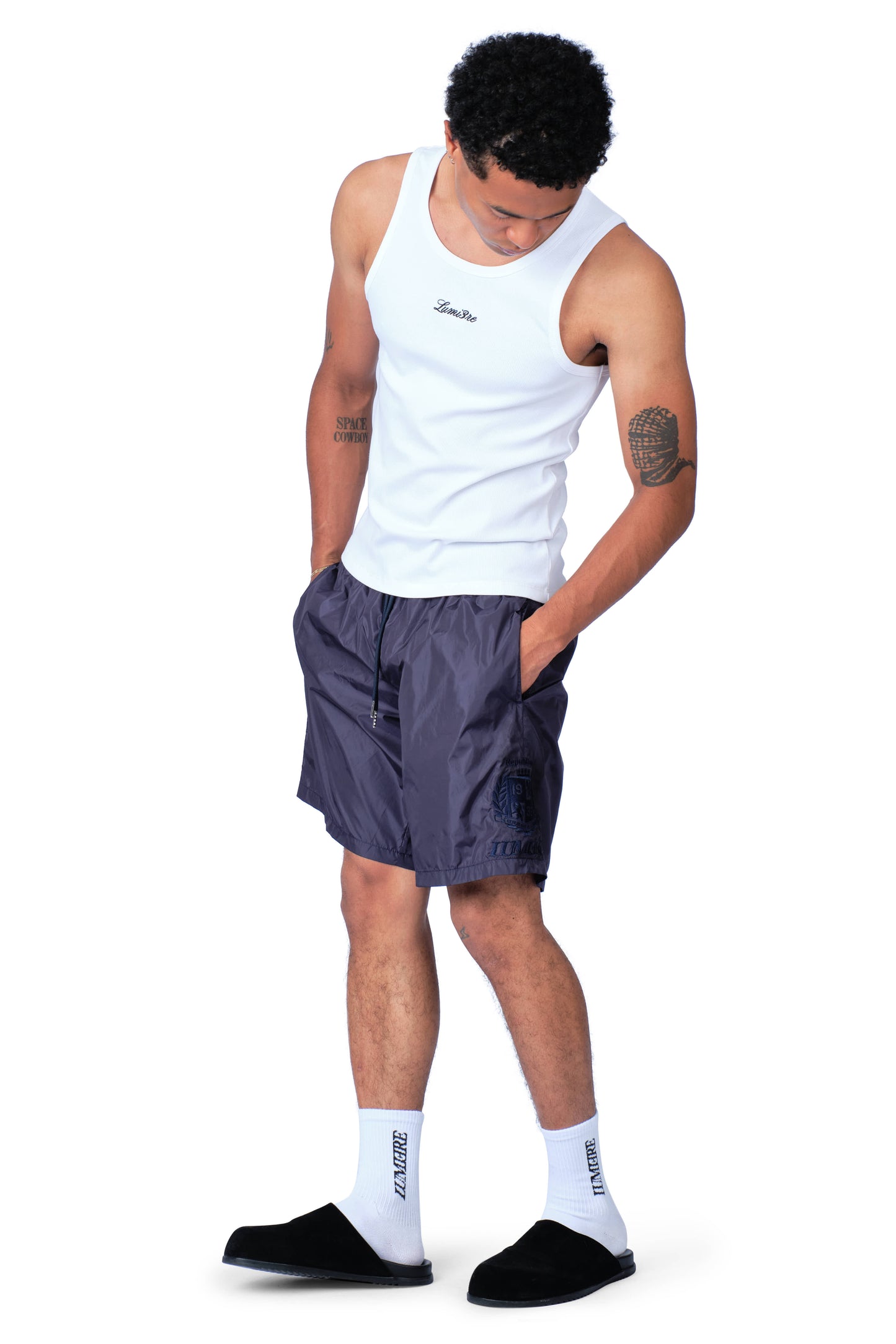 Republique Swim Shorts Blue