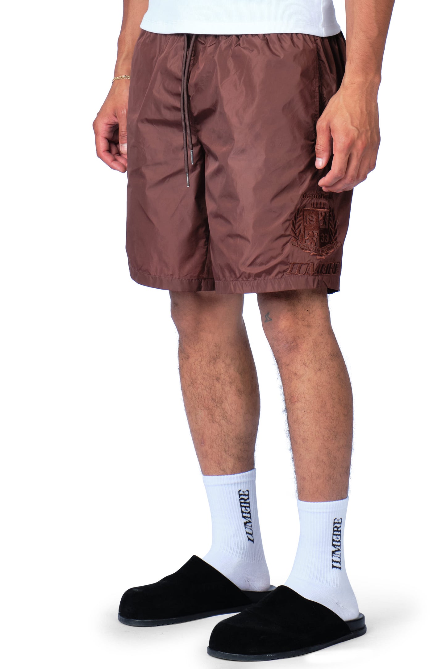 Republique Swim Shorts Brown