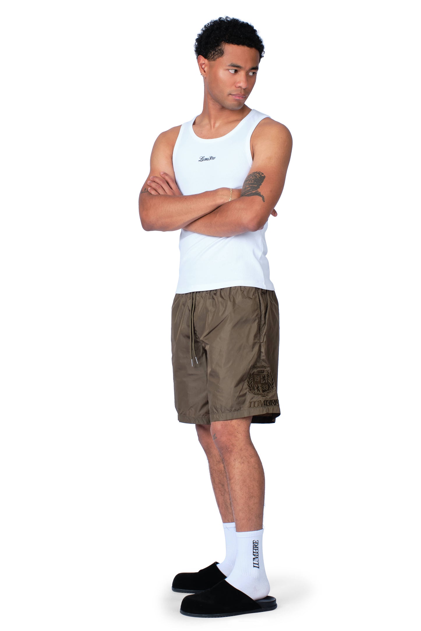 Republique Swim Shorts Green