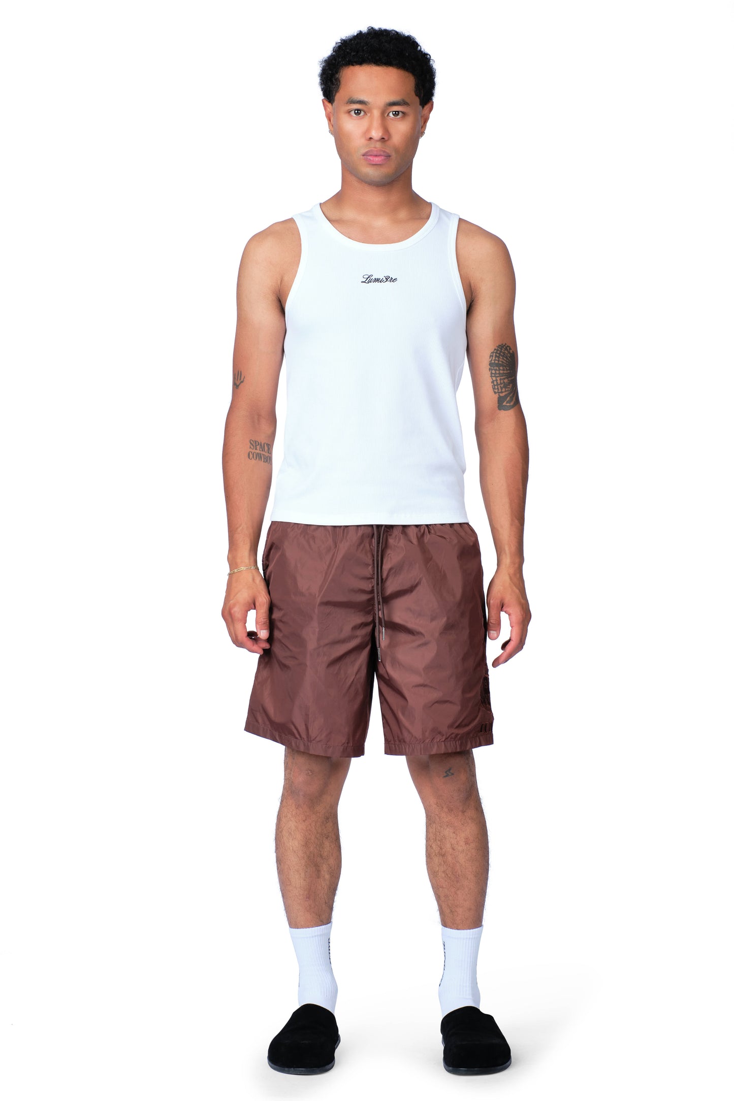 Republique Swim Shorts Brown