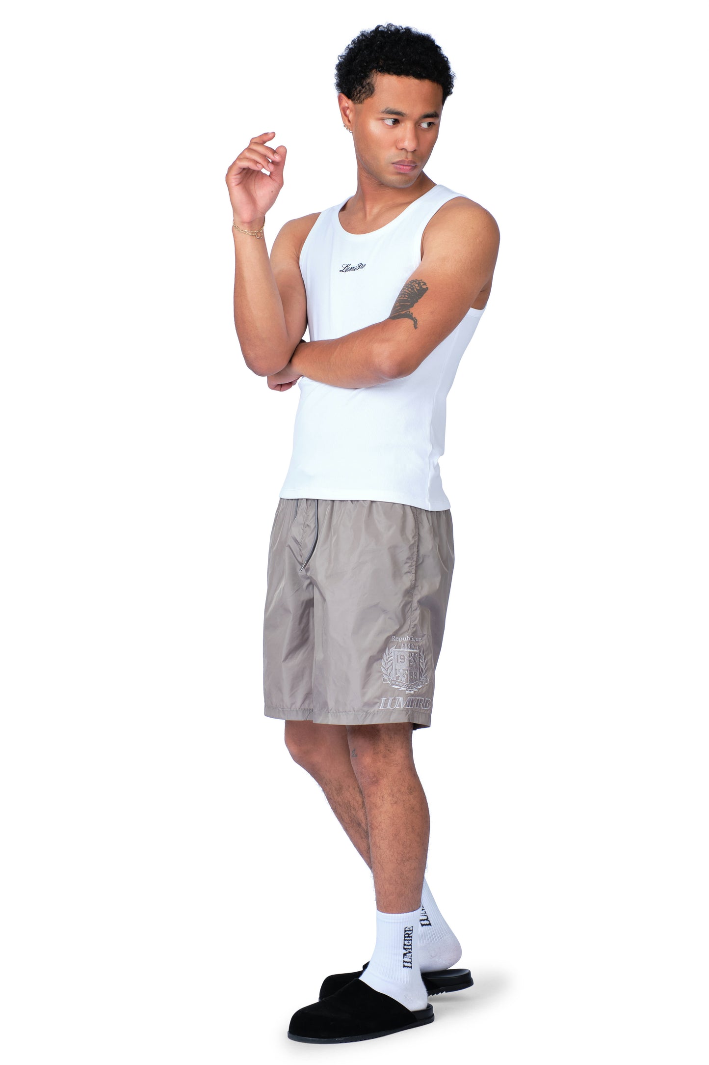 Republique Swim Shorts Grey