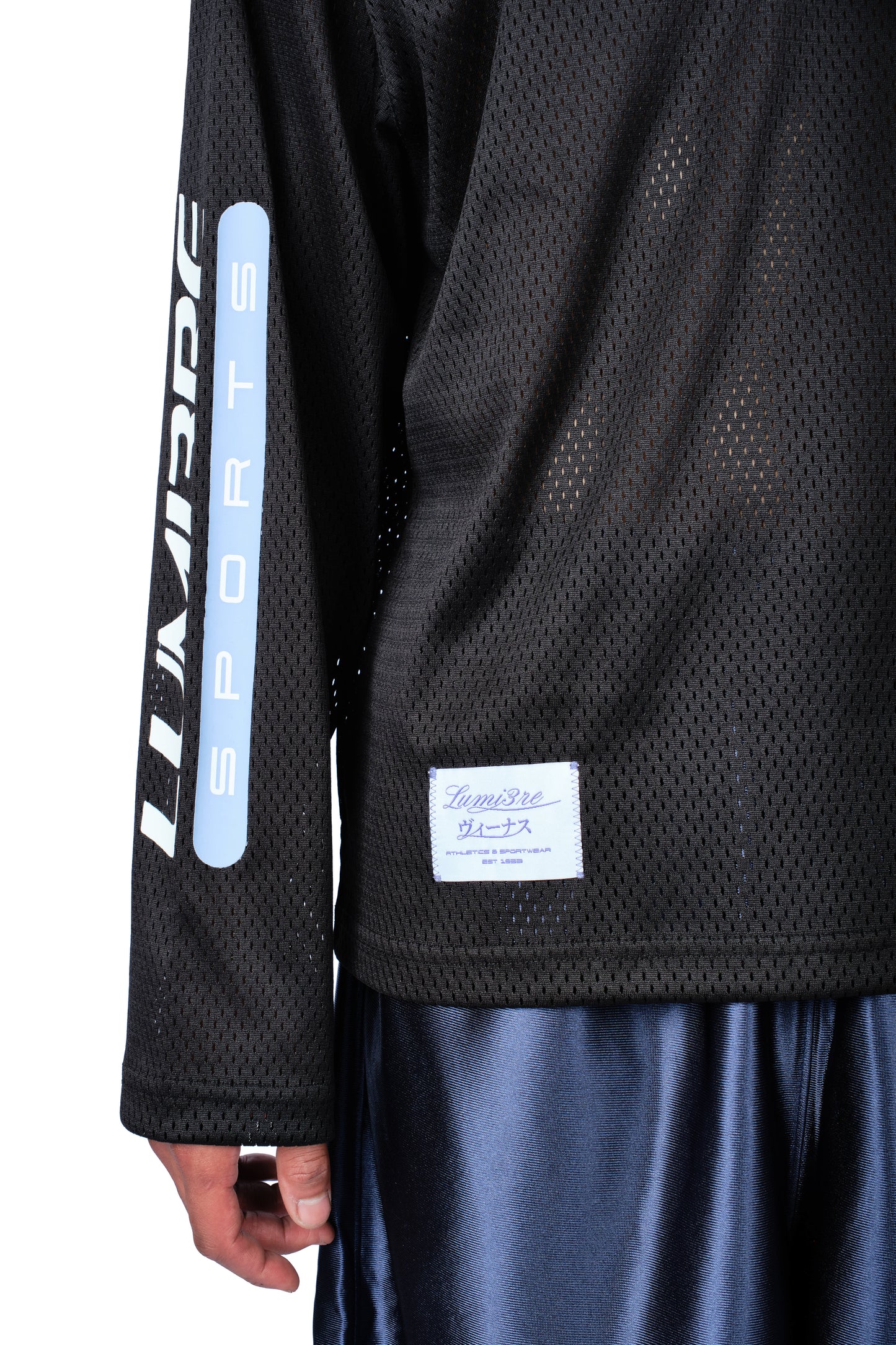 Lumiere Sports Mesh Longsleeve Black