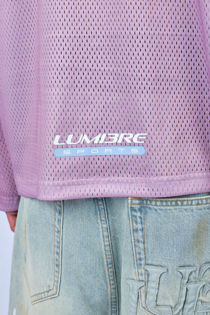 Lumiere Sports Mesh Longsleeve Pink
