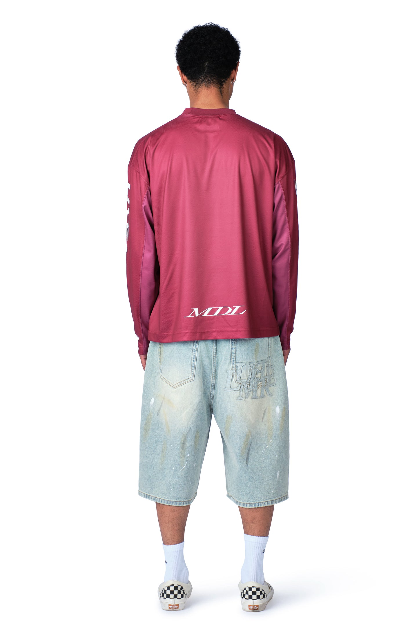 MDL Jersey Longsleeve Burgundy Pink