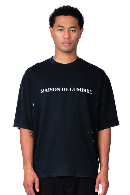 Maison De Lumiere T-shirt Washed Black