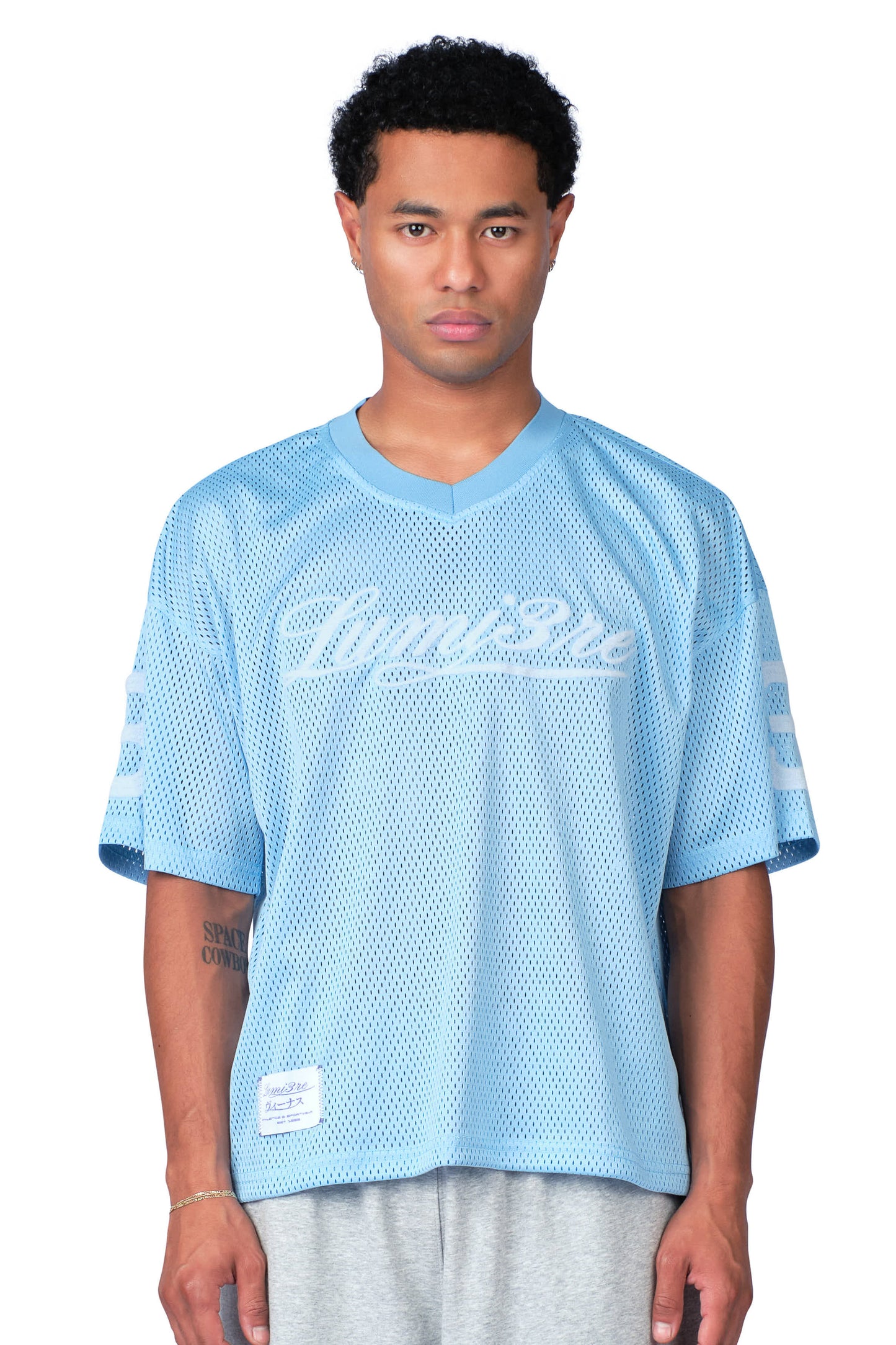 Mesh 3 Jersey Baby Blue