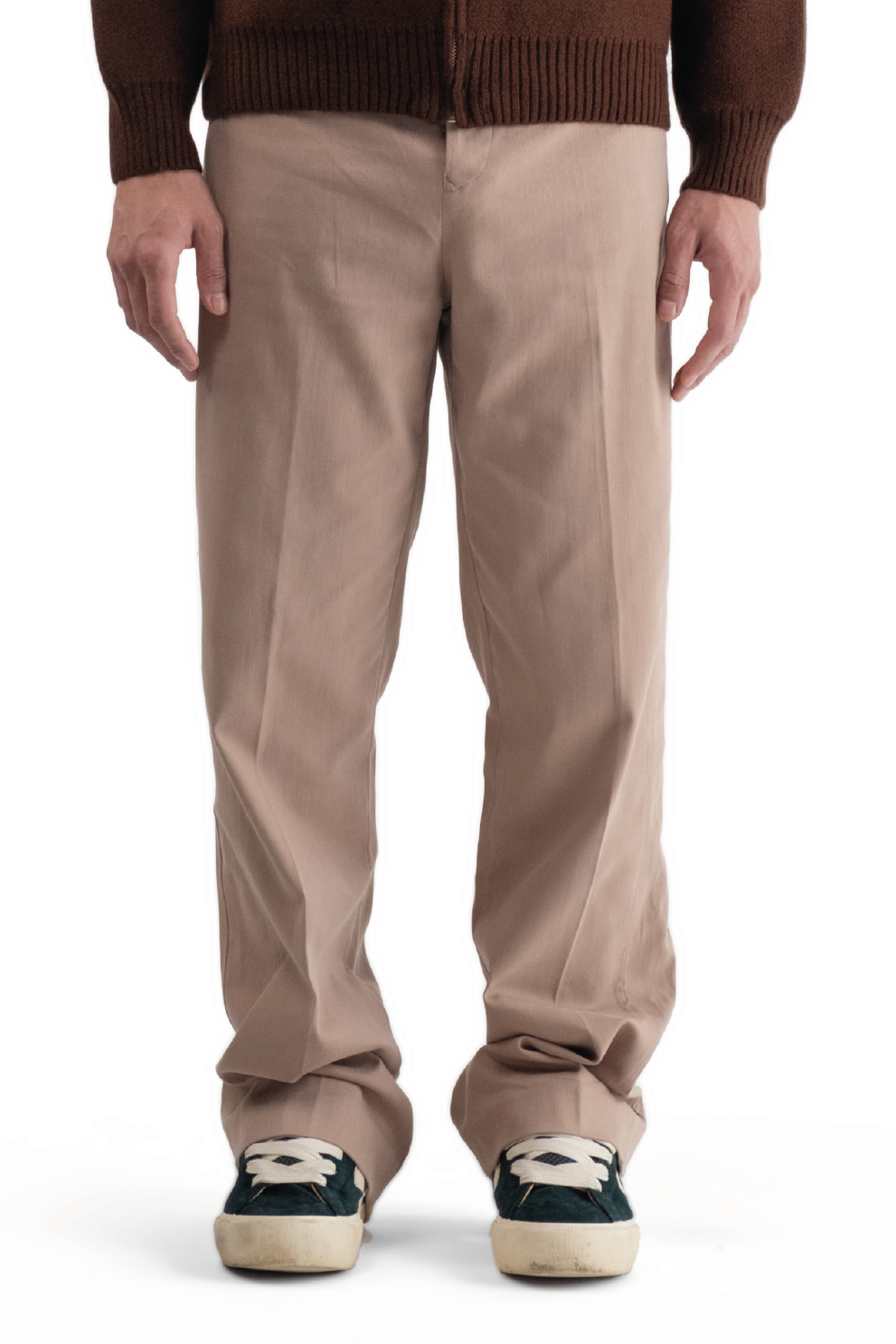Flared Pantalon Beige