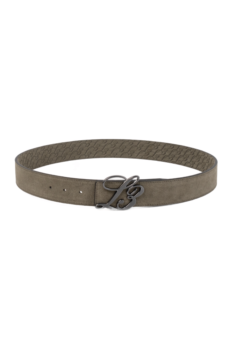 L3 Monogram Reversible Belt Green