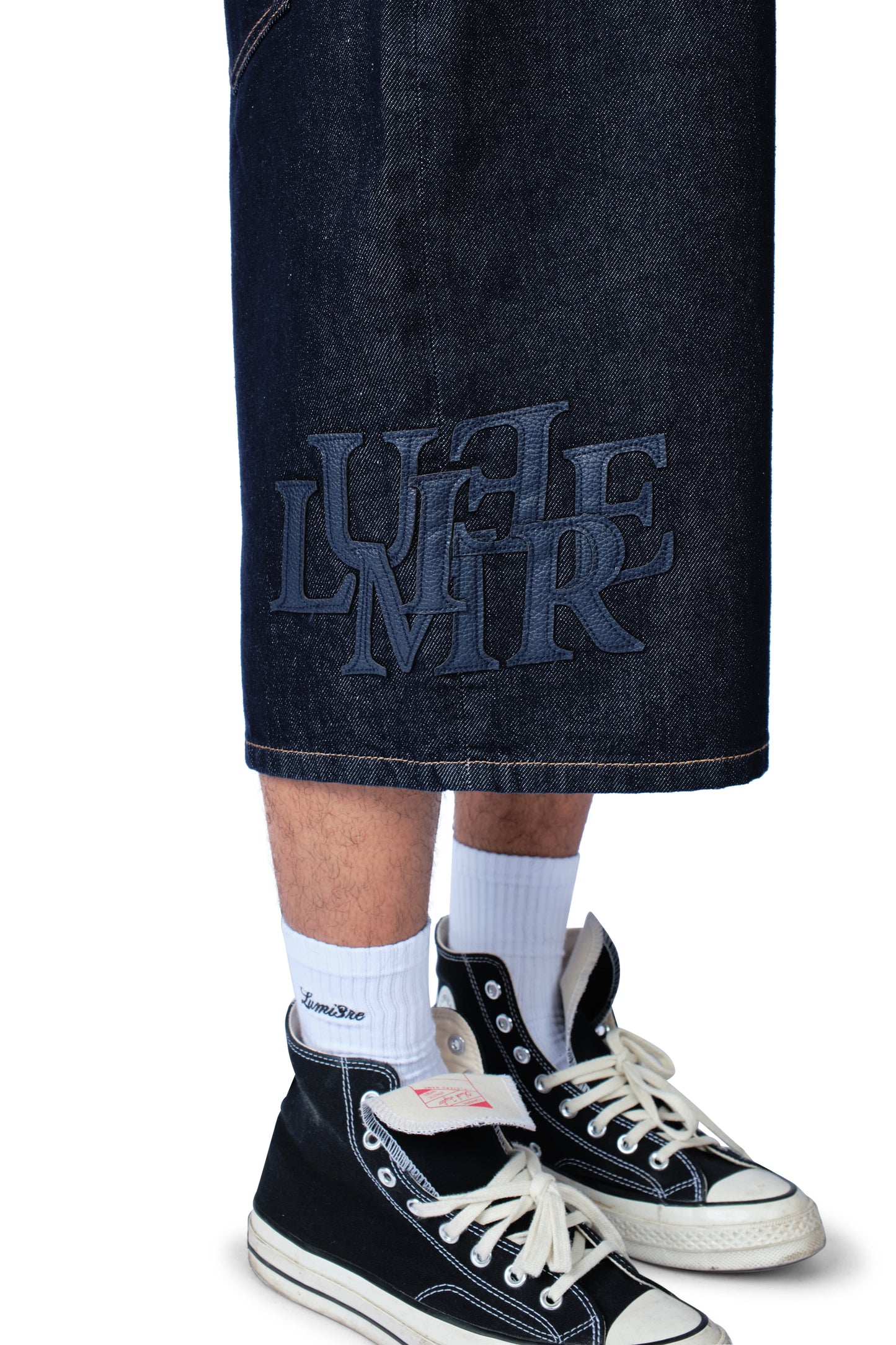 Raw Denim Patch Jorts