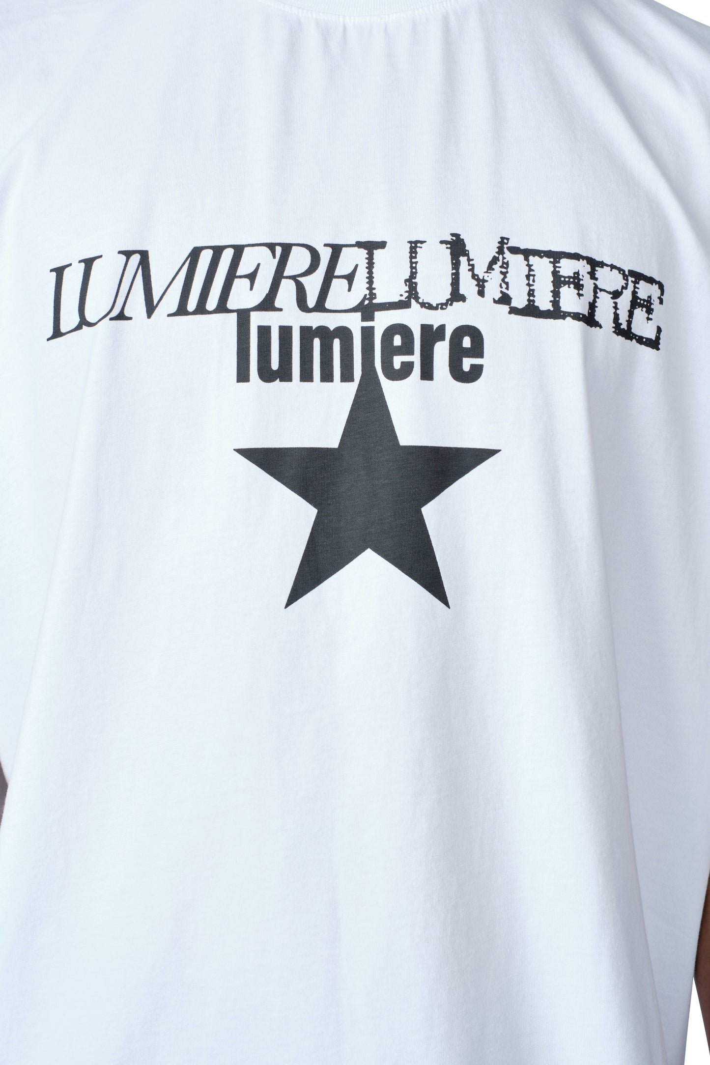 Sleeveless Start Shirt White