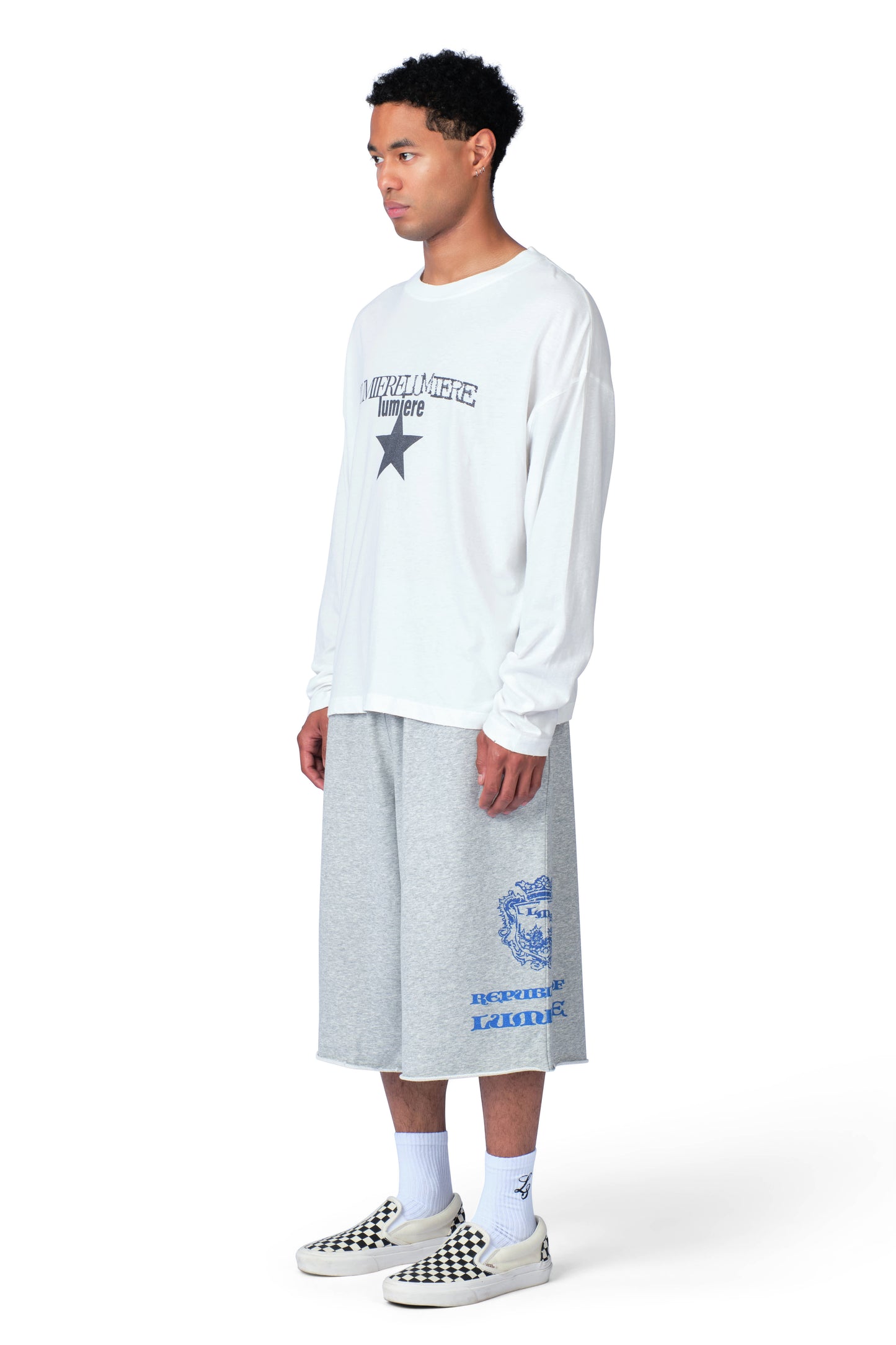 Stars Longsleeve White