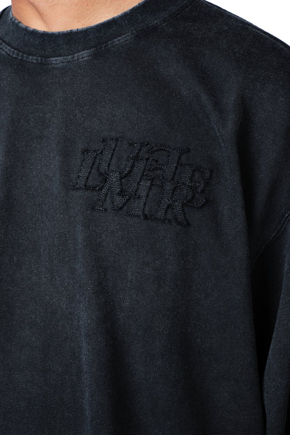 The Patch Longsleeve Washed Black