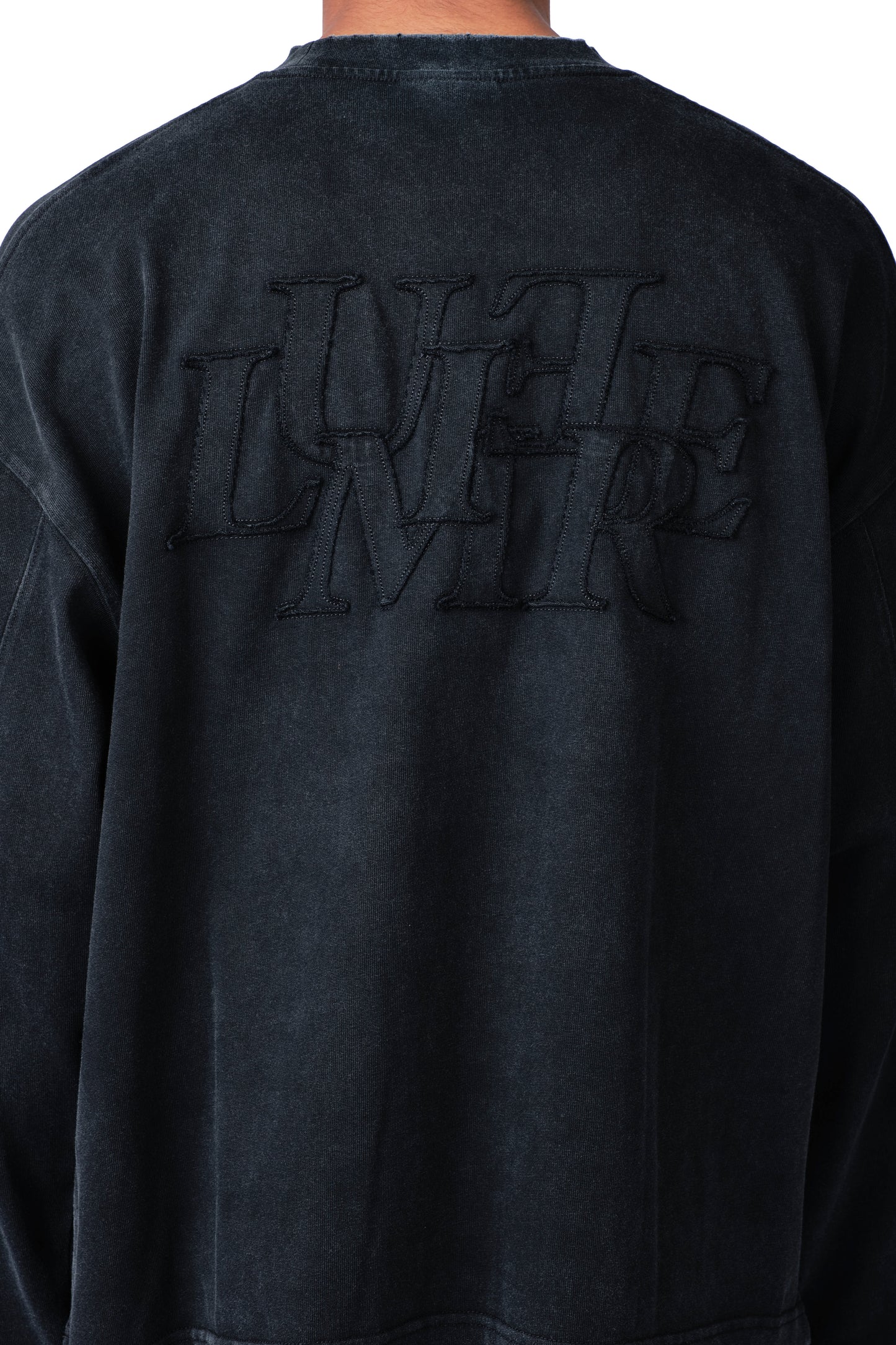 The Patch Longsleeve Washed Black