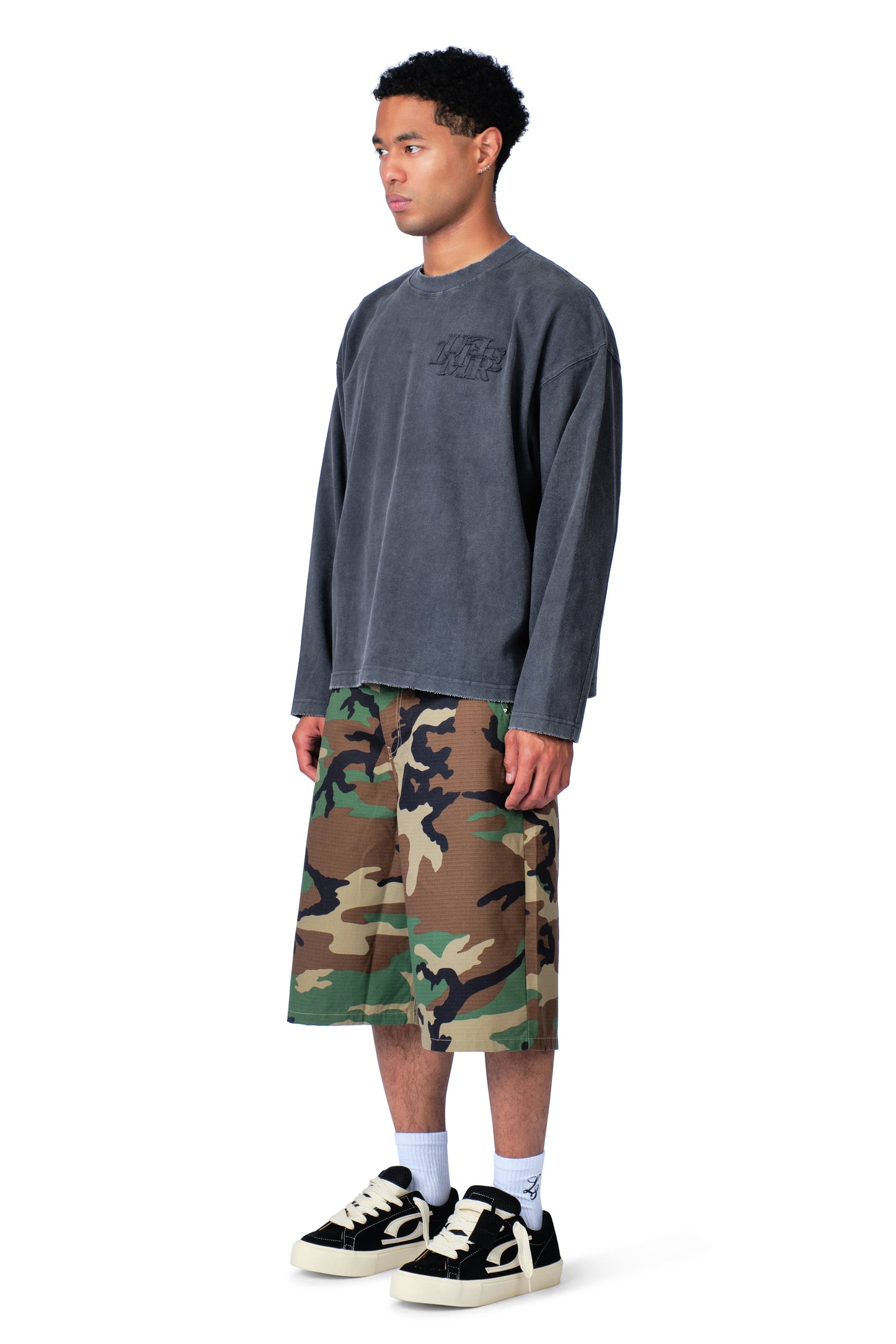 The Patch Longsleeve Washed Grey