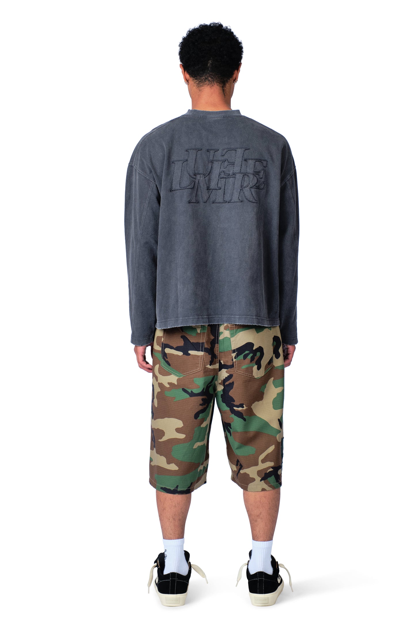 The Patch Longsleeve Washed Grey