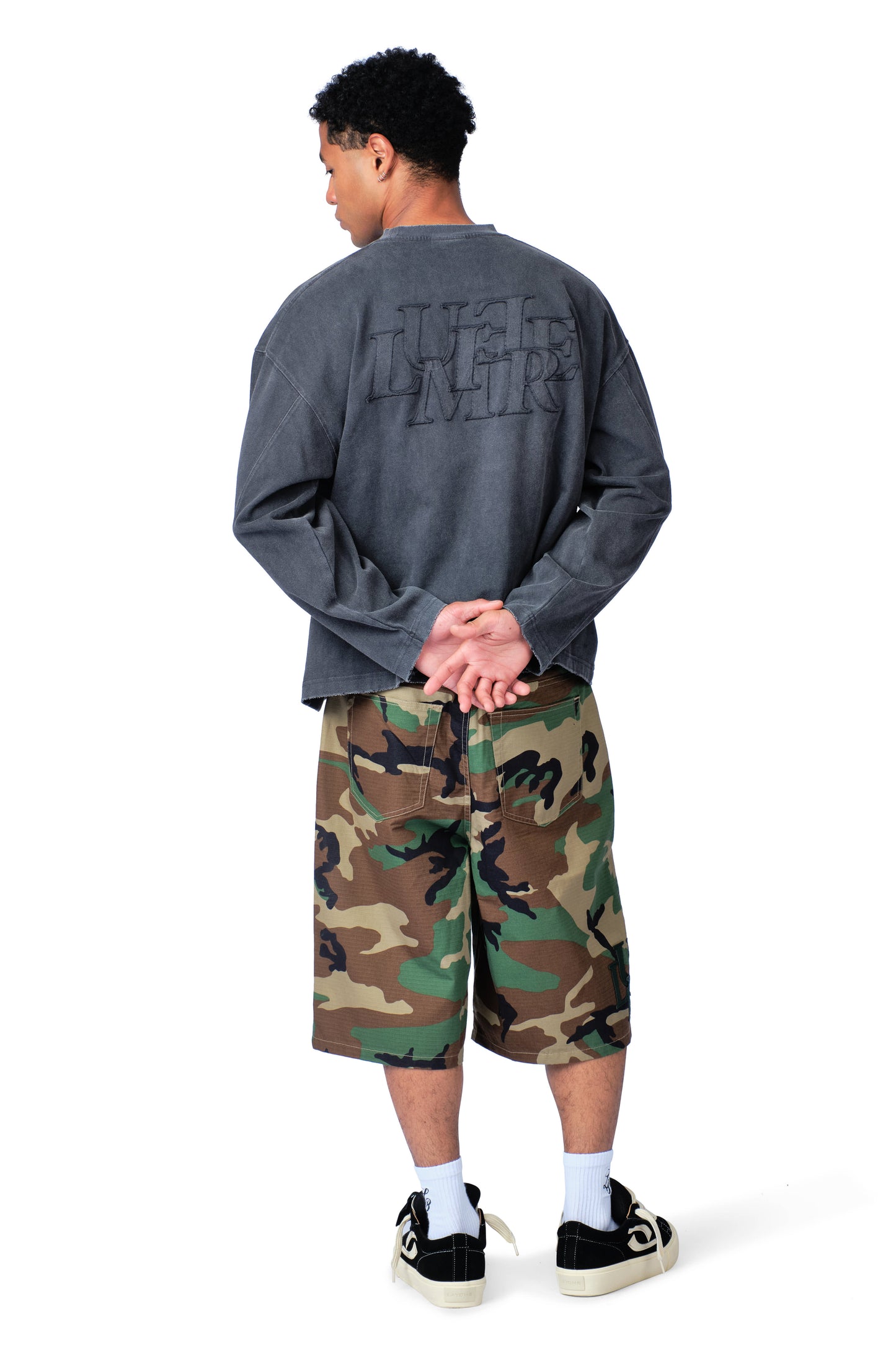 The Patch Longsleeve Washed Grey