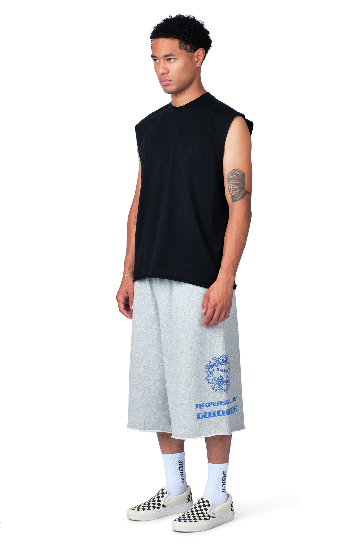 The Patch Sleeveless Shirt Washed Black