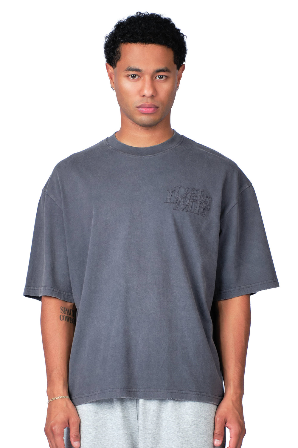 The Patch T-shirt Washed Grey