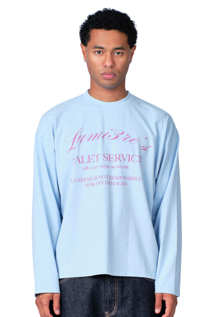 Valet Service Longsleeve Baby Blue