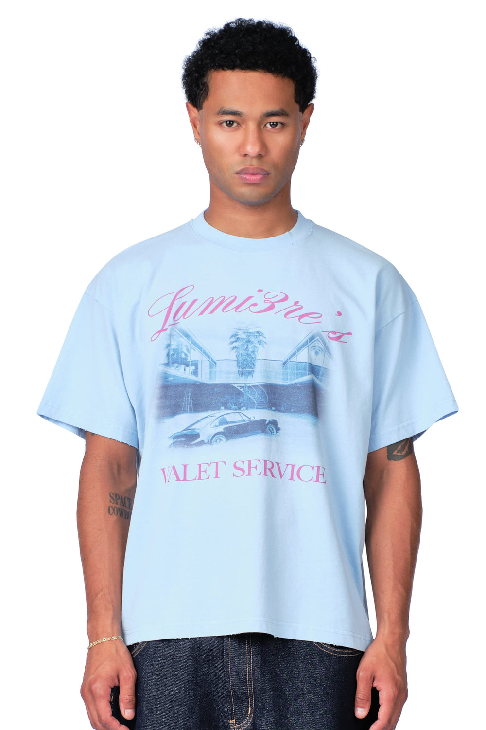 Valet Service T-shirt Baby Blue
