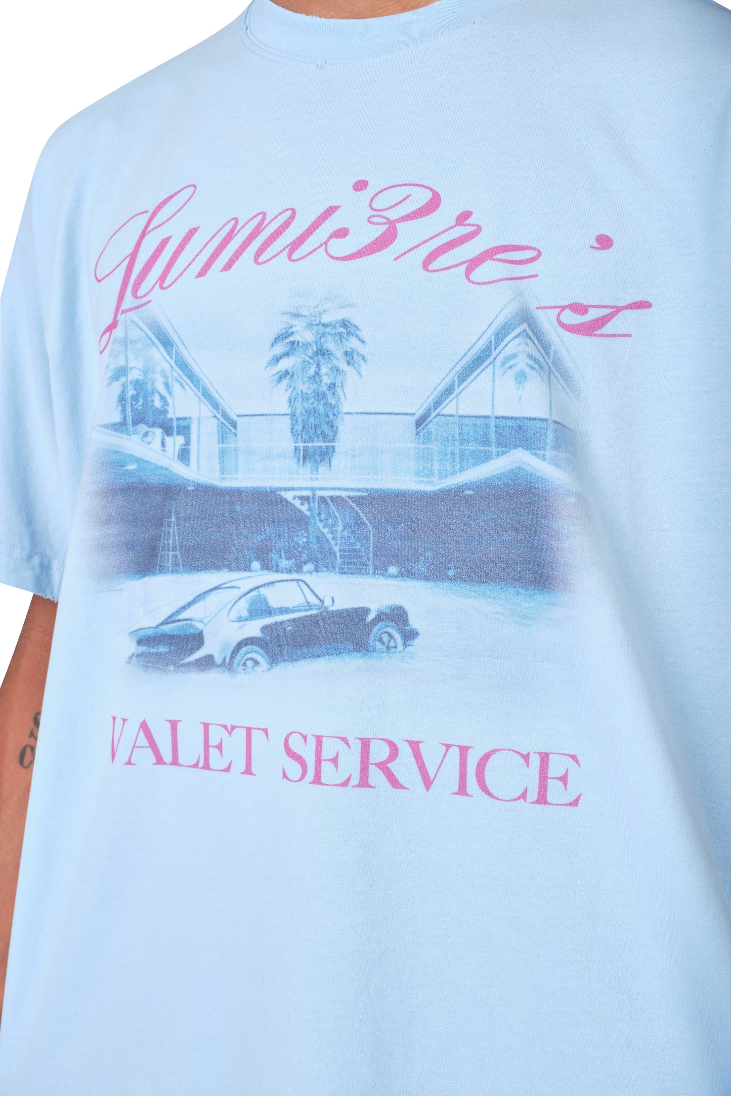 Valet Service T-shirt Baby Blue